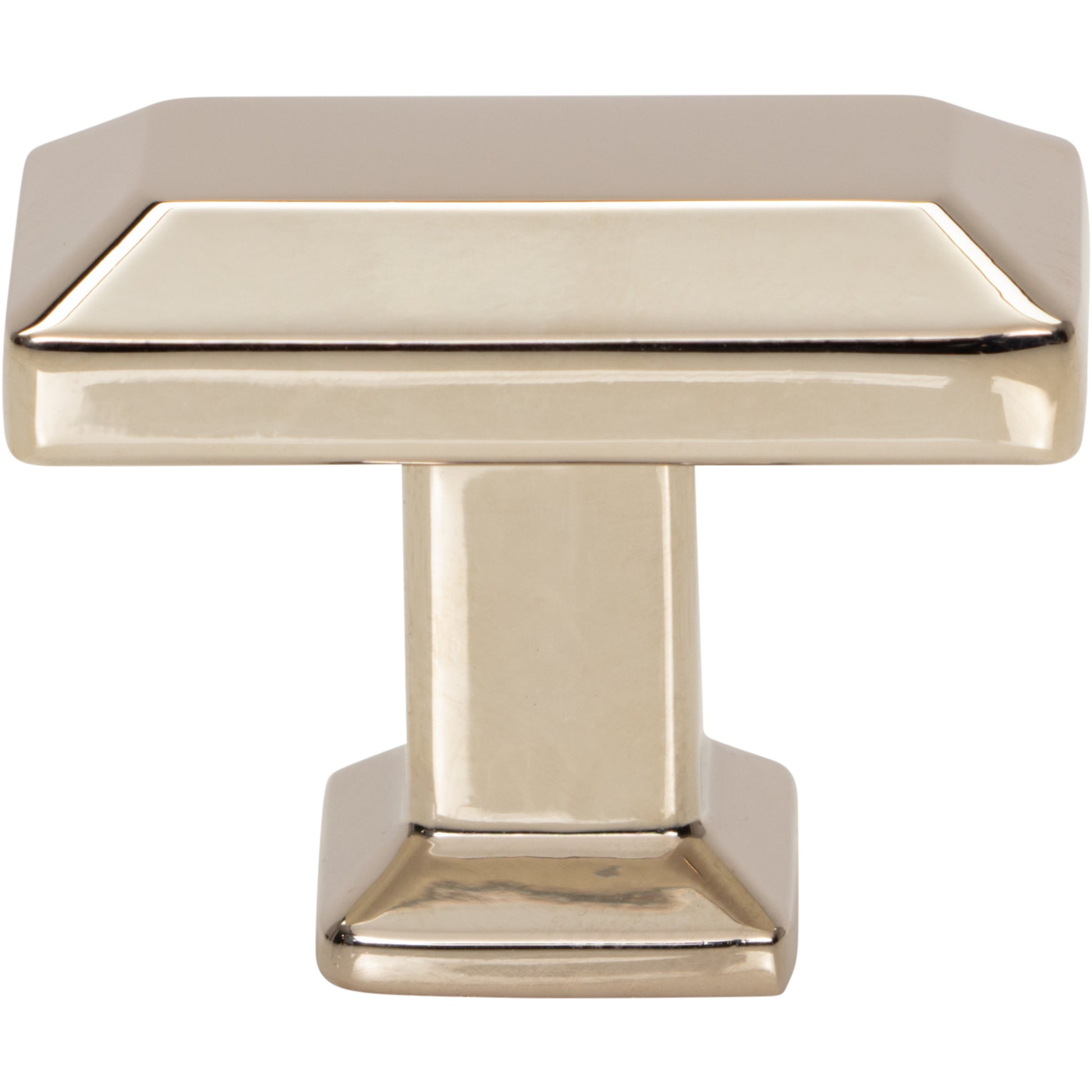 Sweetbriar Lane Rectangle Knob by Atlas Polished Nickel