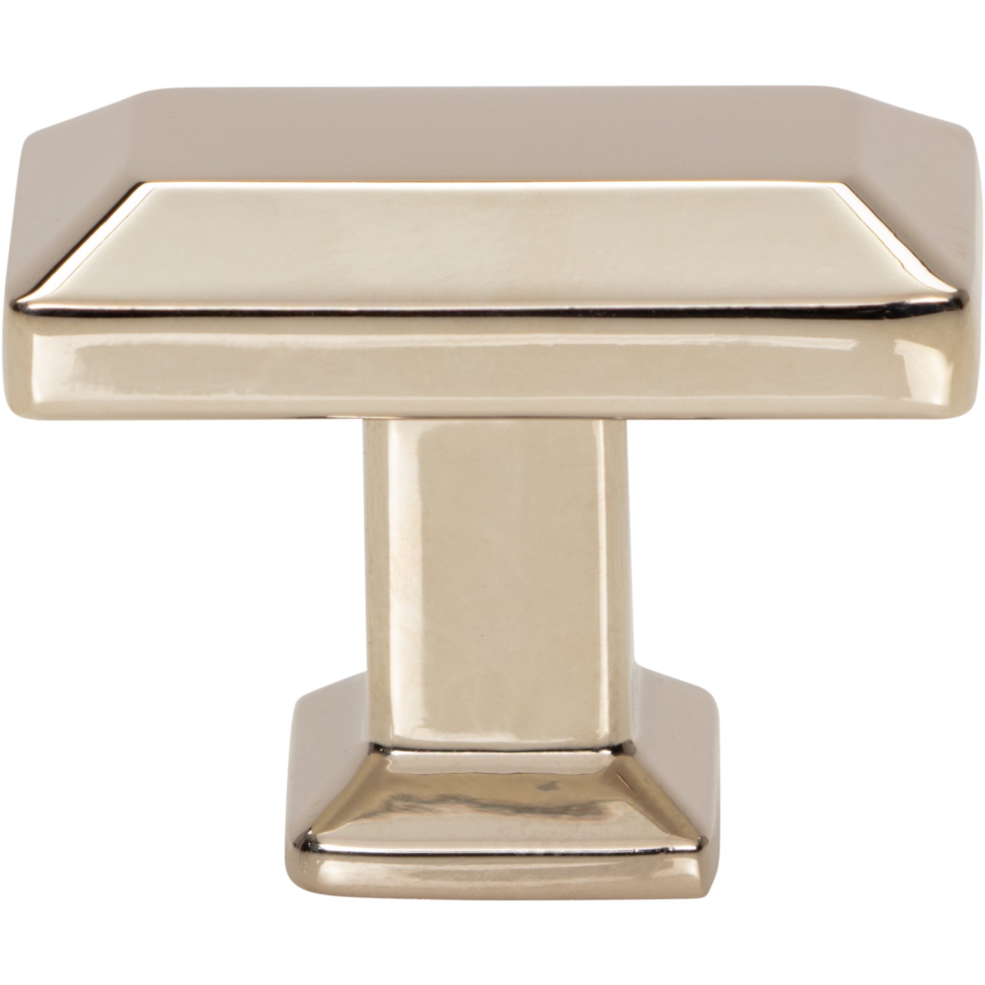 Sweetbriar Lane Rectangle Knob by Atlas Polished Nickel