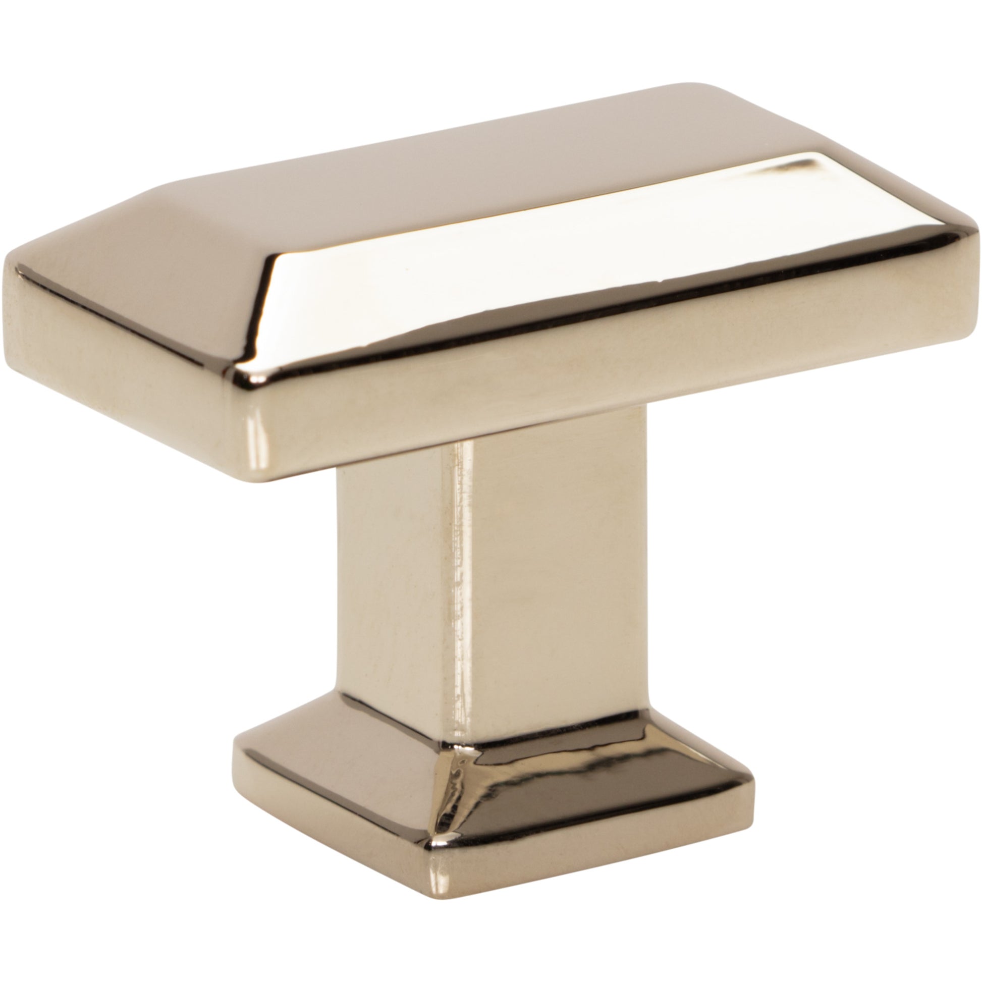 Sweetbriar Lane Rectangle Knob by Atlas Polished Nickel