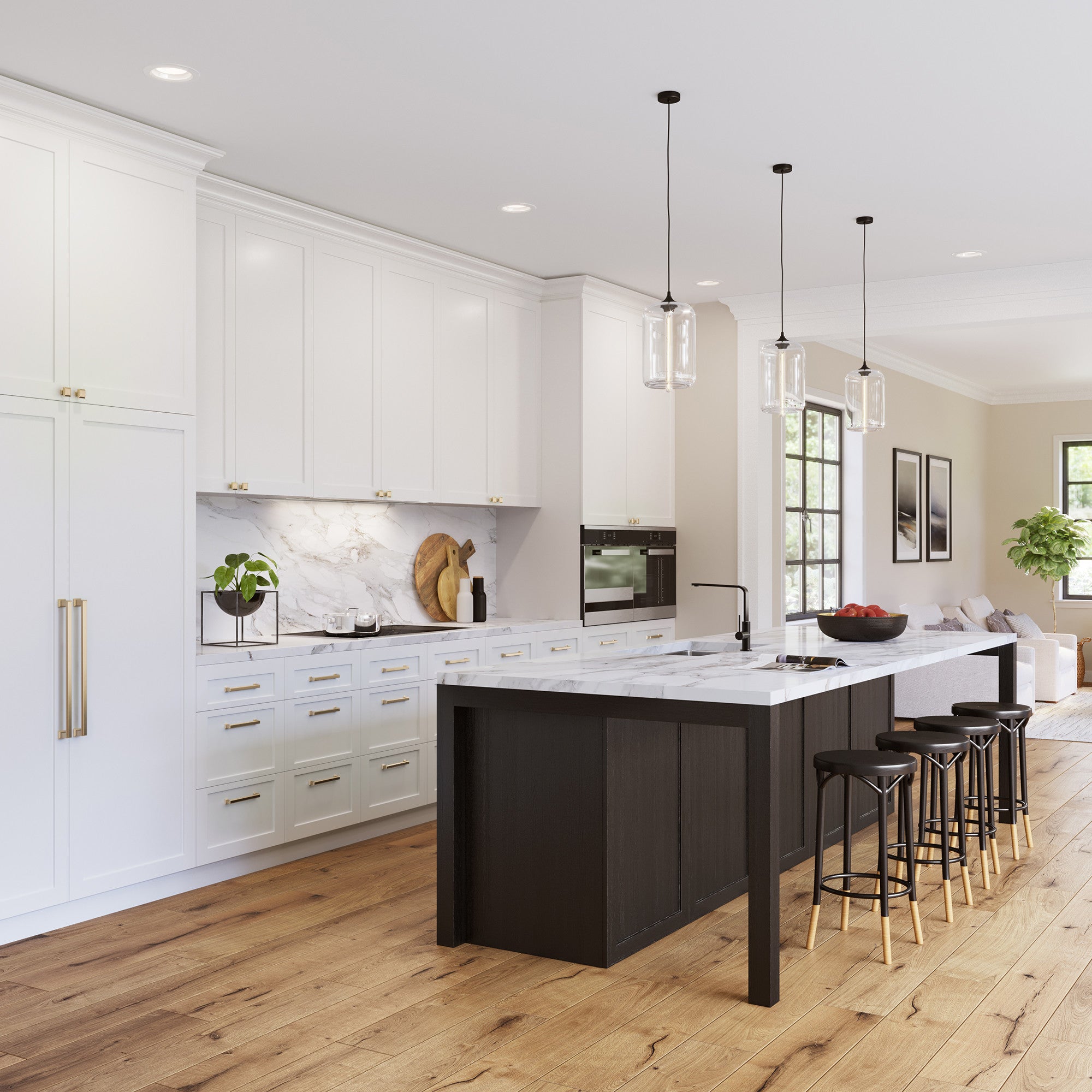 Sweetbriar Lane Pull by Atlas 12" / Warm Brass