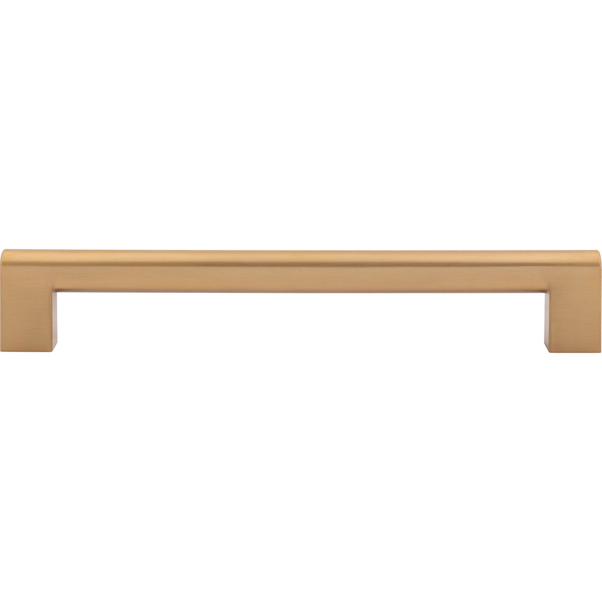 Atlas Round Rail Appliance Pull Warm Brass / 12"