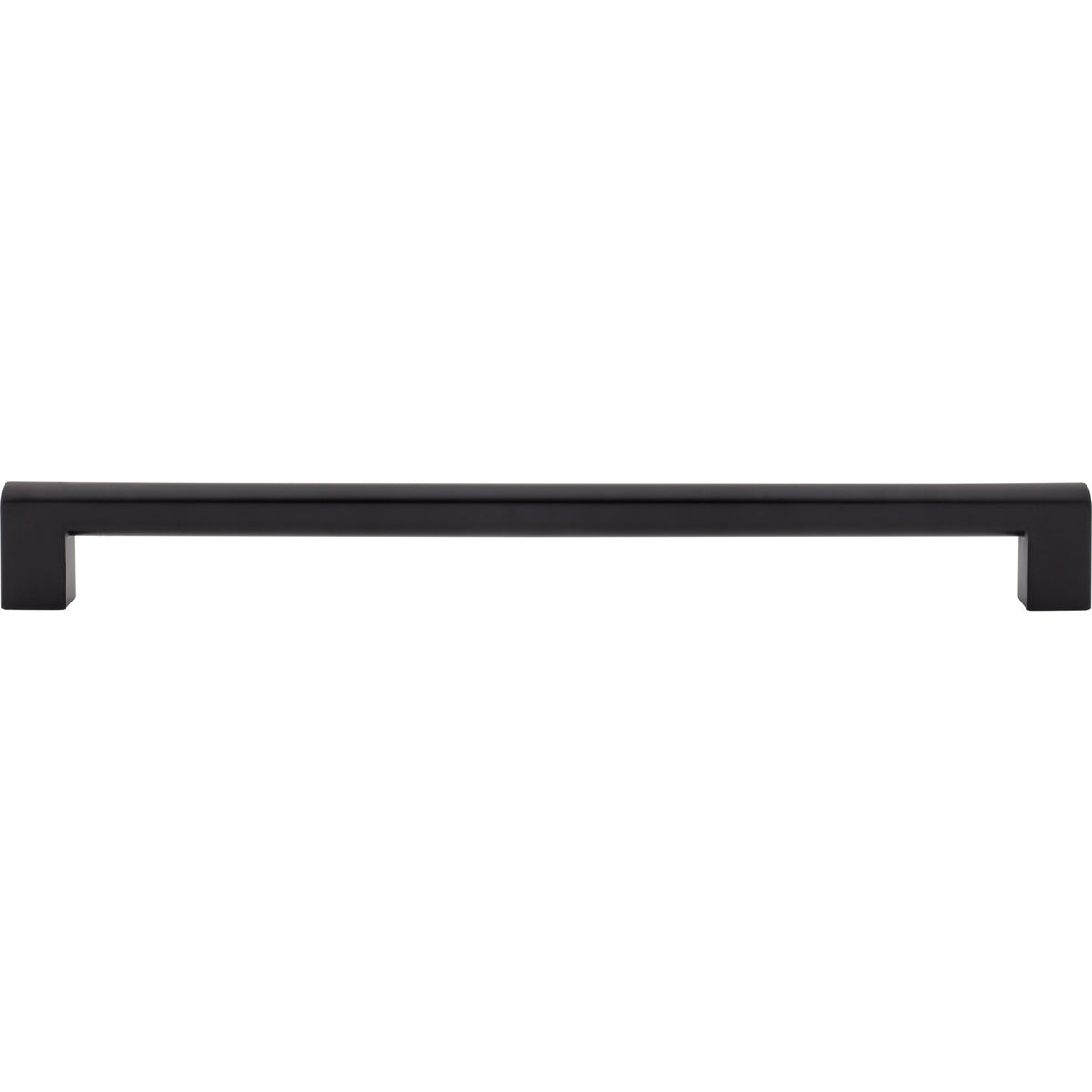 Atlas Round Rail Appliance Pull Matte Black / 18"