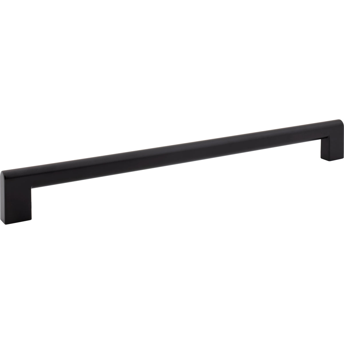 Atlas Round Rail Appliance Pull Matte Black / 18"