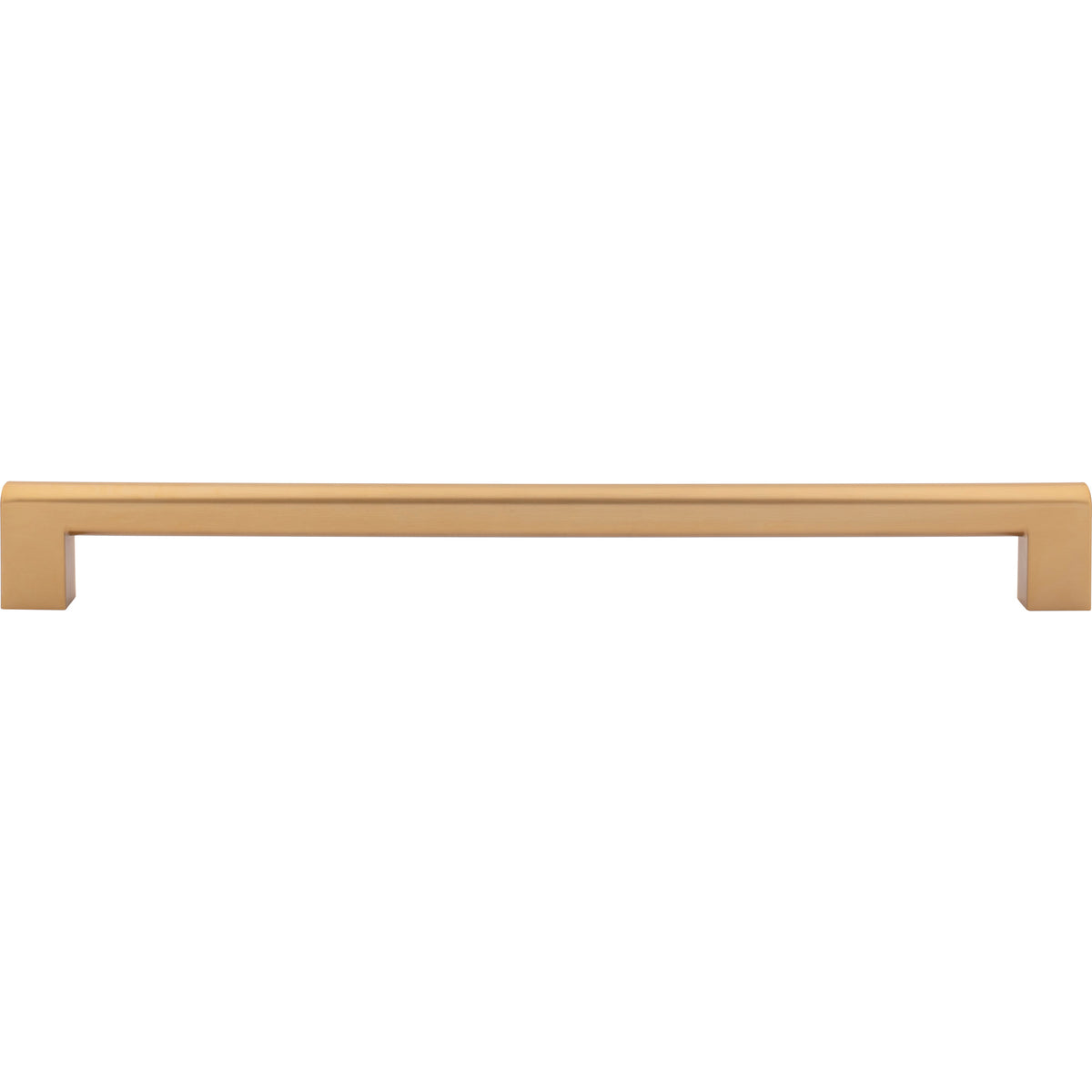 Atlas Round Rail Appliance Pull Warm Brass / 18"