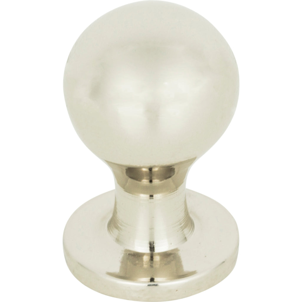 Nipple Knob by Atlas Polished Nickel