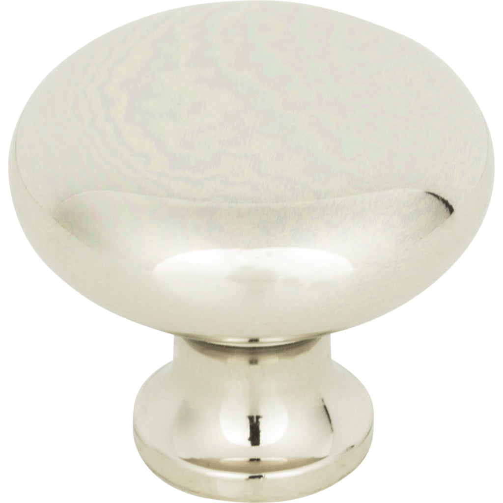 Round Knob by Atlas Polished Nickel