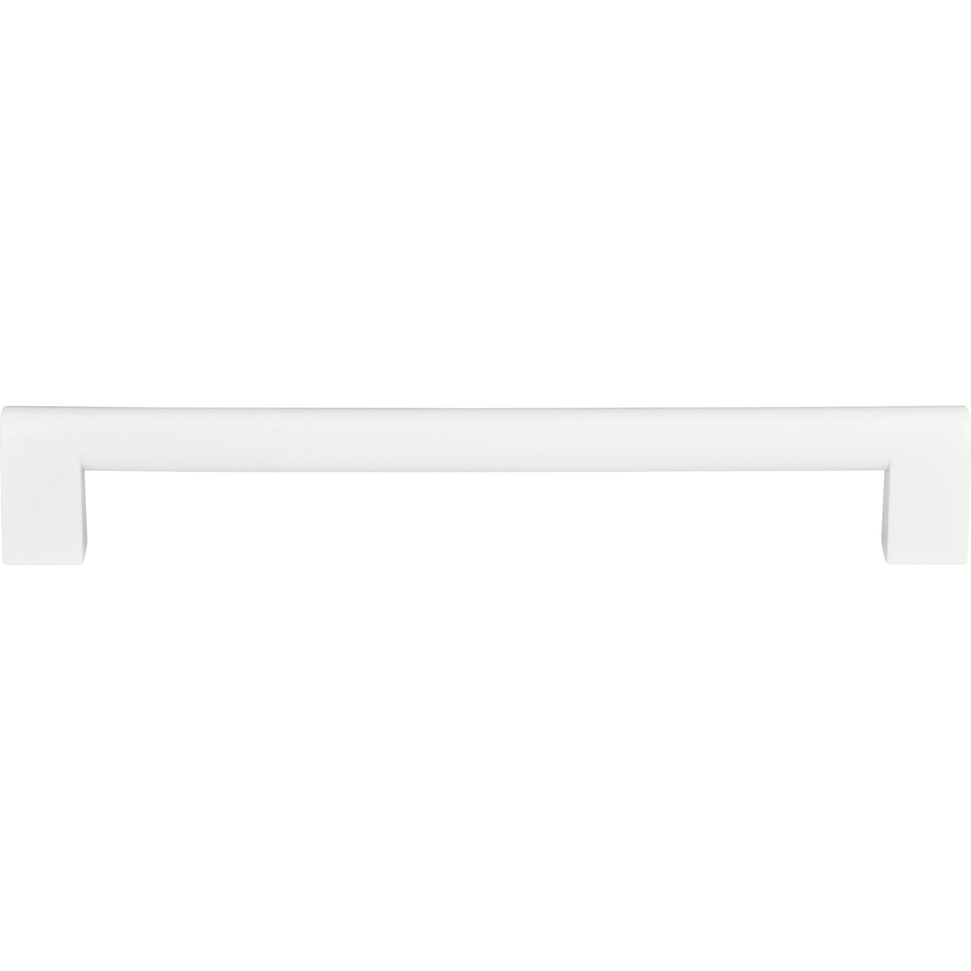 Round Rail Pull by Atlas 7-9/16" / High White Gloss