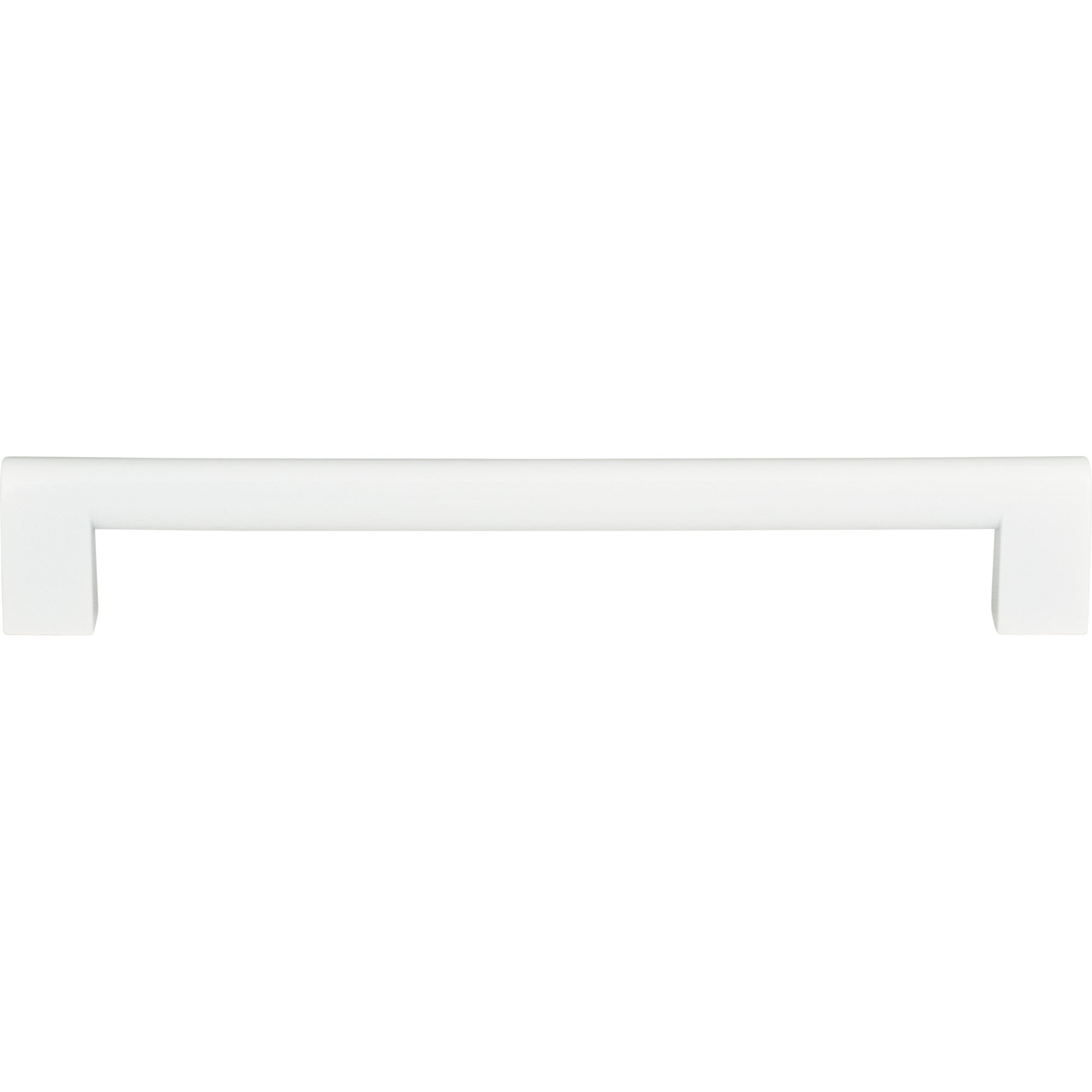 Round Rail Pull by Atlas 7-9/16" / High White Gloss