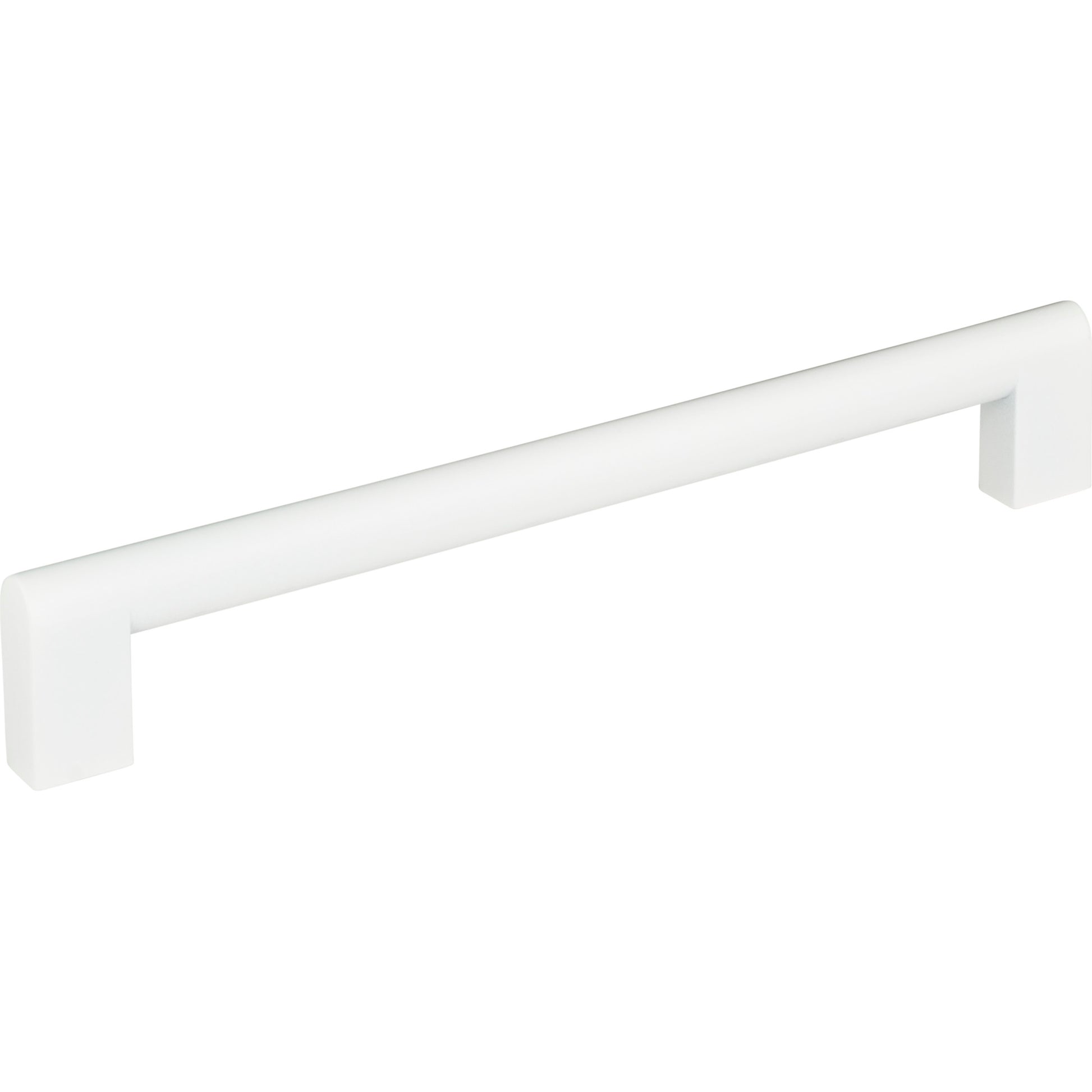 Round Rail Pull by Atlas 7-9/16" / High White Gloss