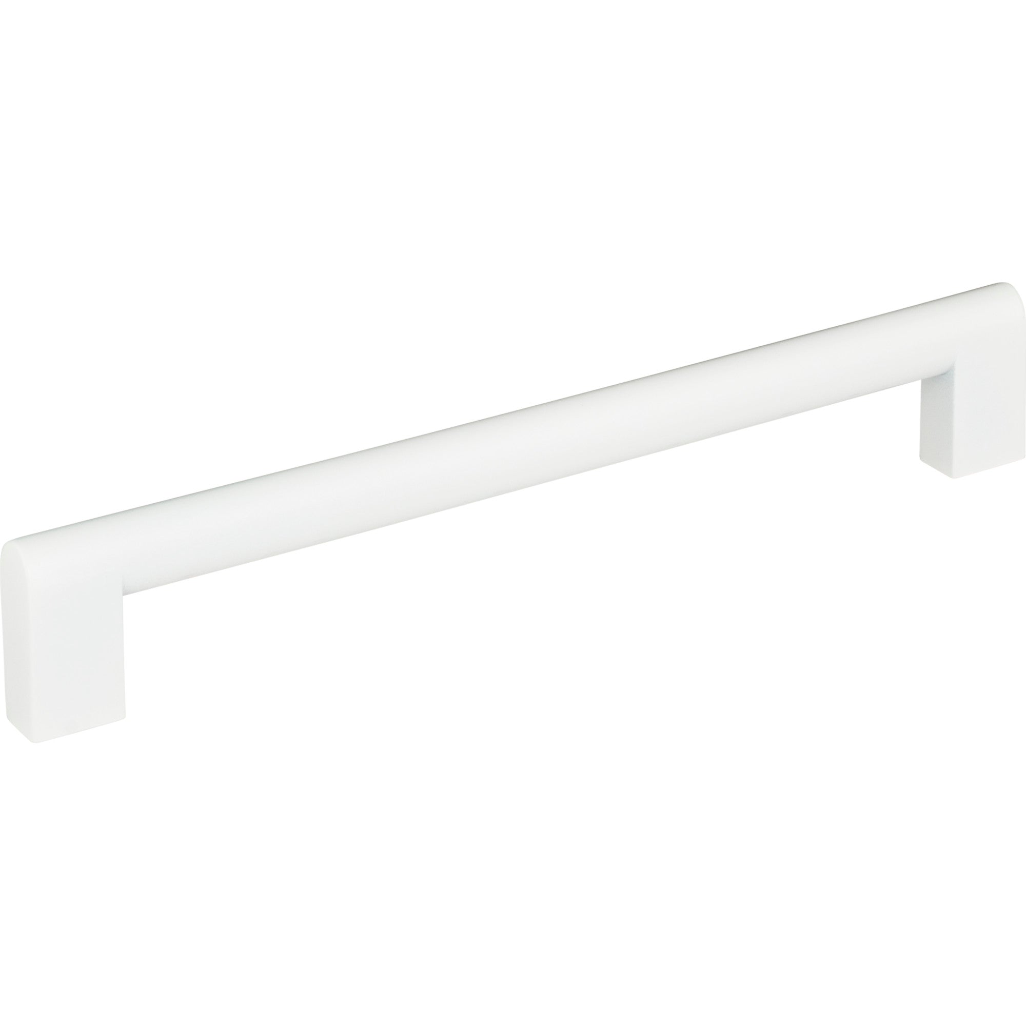 Round Rail Pull by Atlas 7-9/16" / High White Gloss