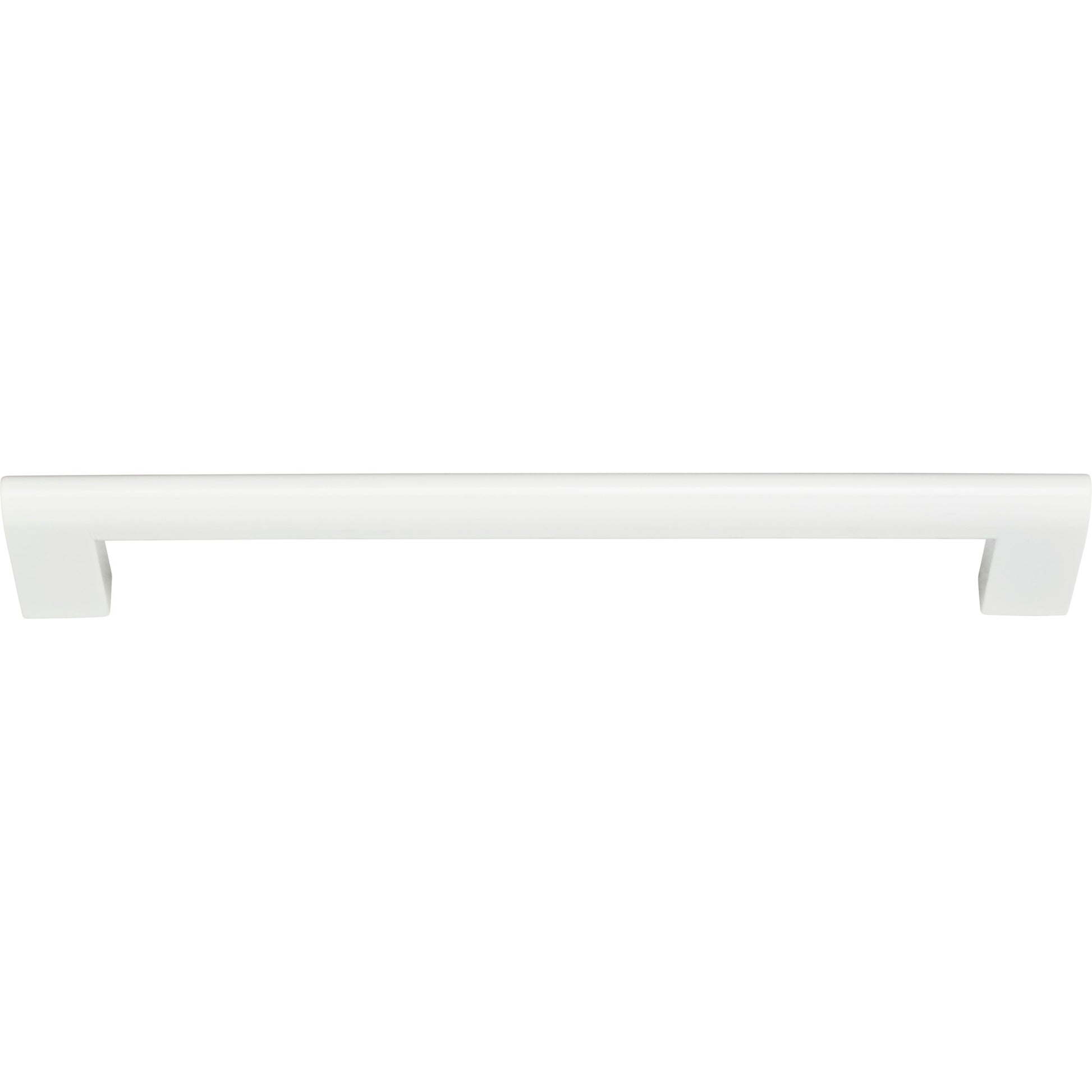 Round Rail Pull by Atlas 7-9/16" / High White Gloss
