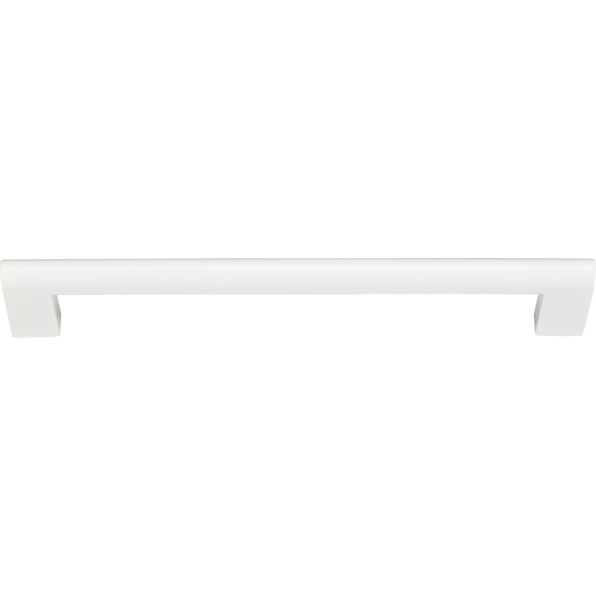 Round Rail Pull by Atlas 7-9/16" / High White Gloss