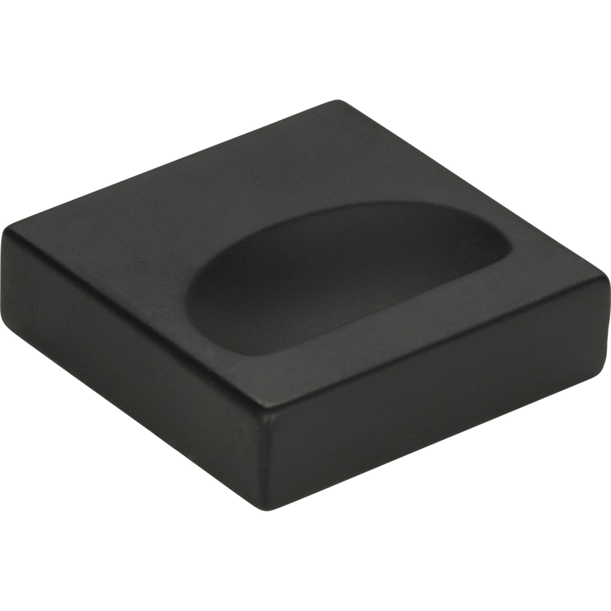 Thin Square Knob by Atlas Matte Black