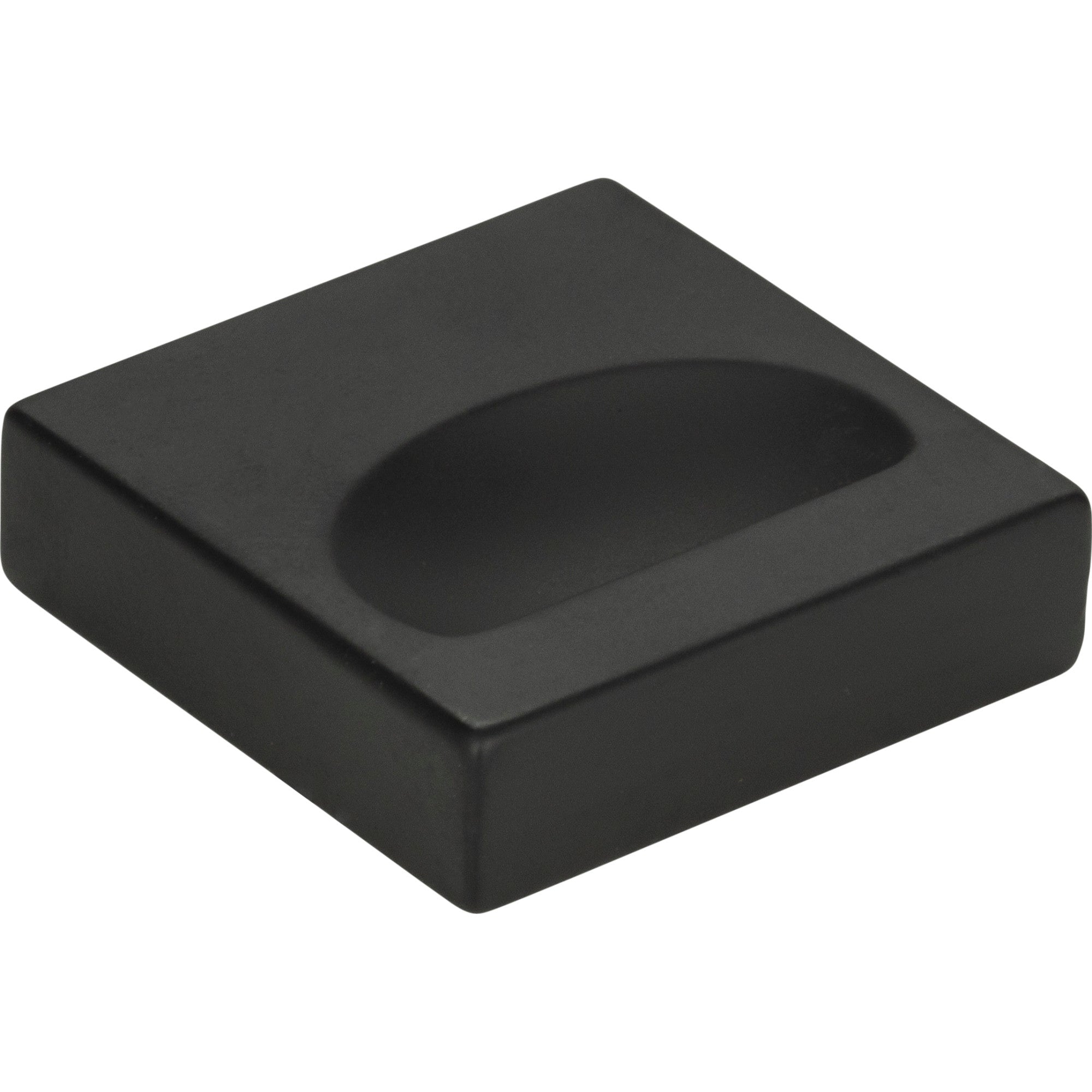 Thin Square Knob by Atlas Matte Black