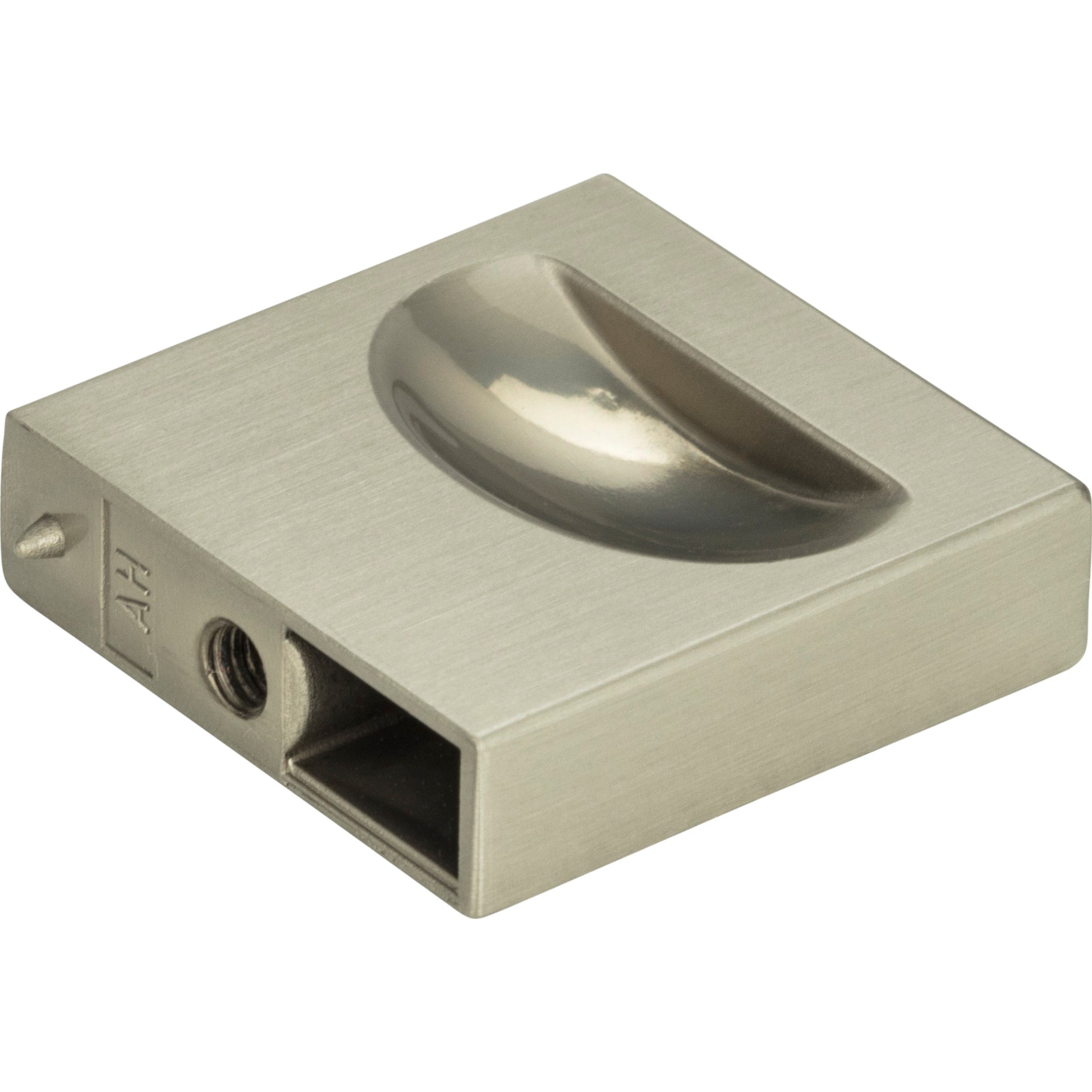 Thin Square Knob by Atlas Brushed Nickel