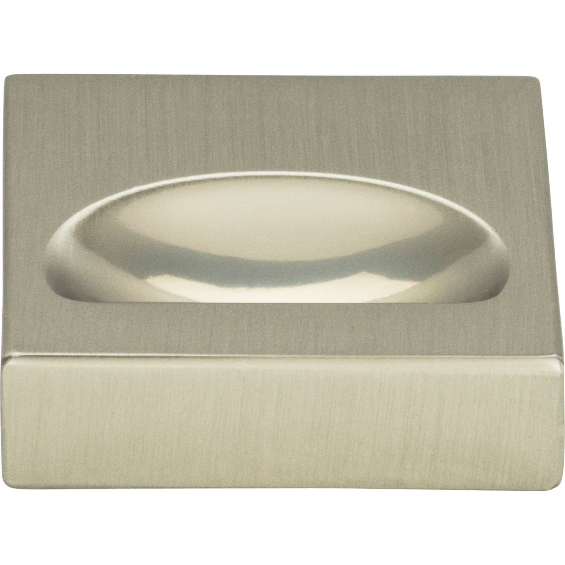 Thin Square Knob by Atlas Brushed Nickel
