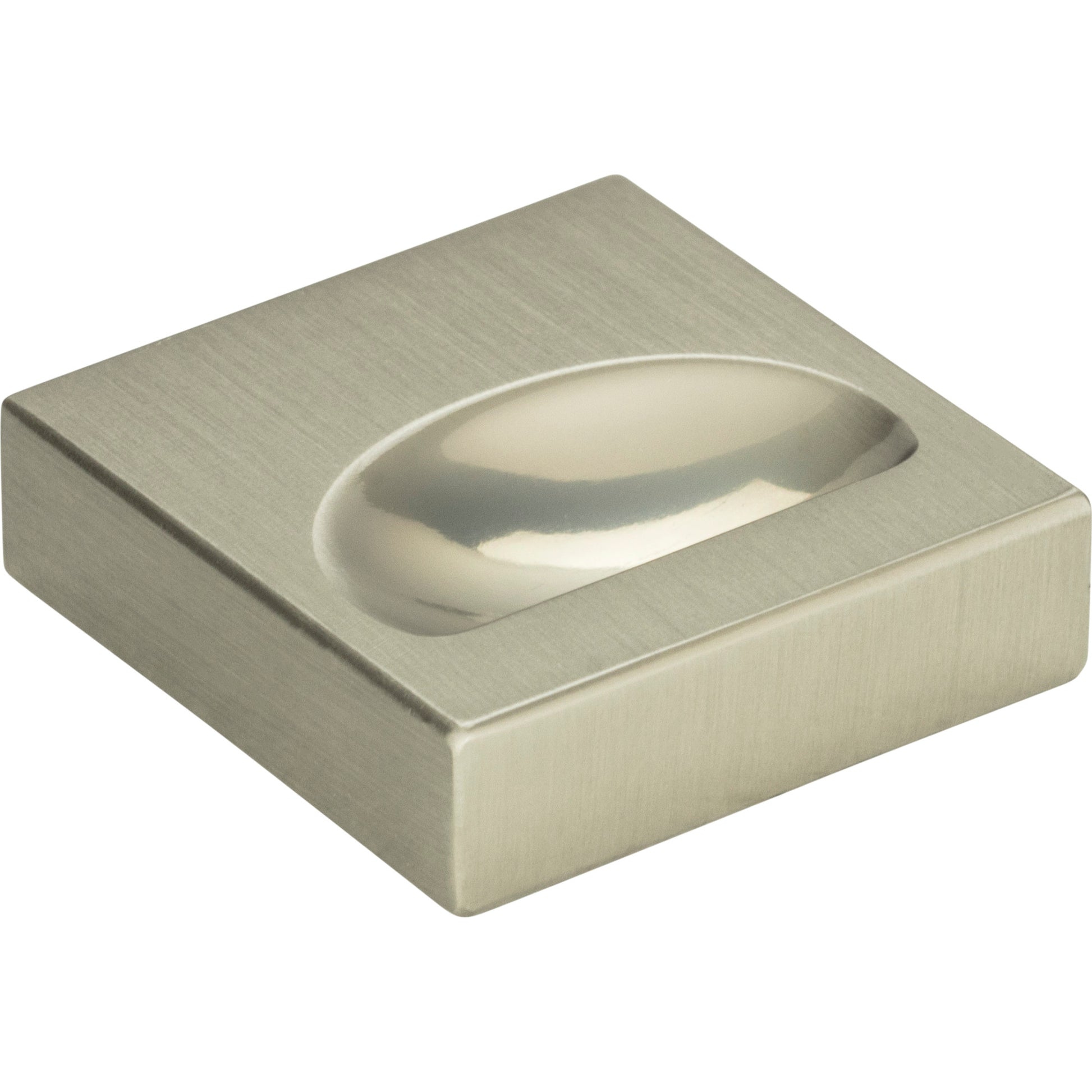 Thin Square Knob by Atlas Brushed Nickel