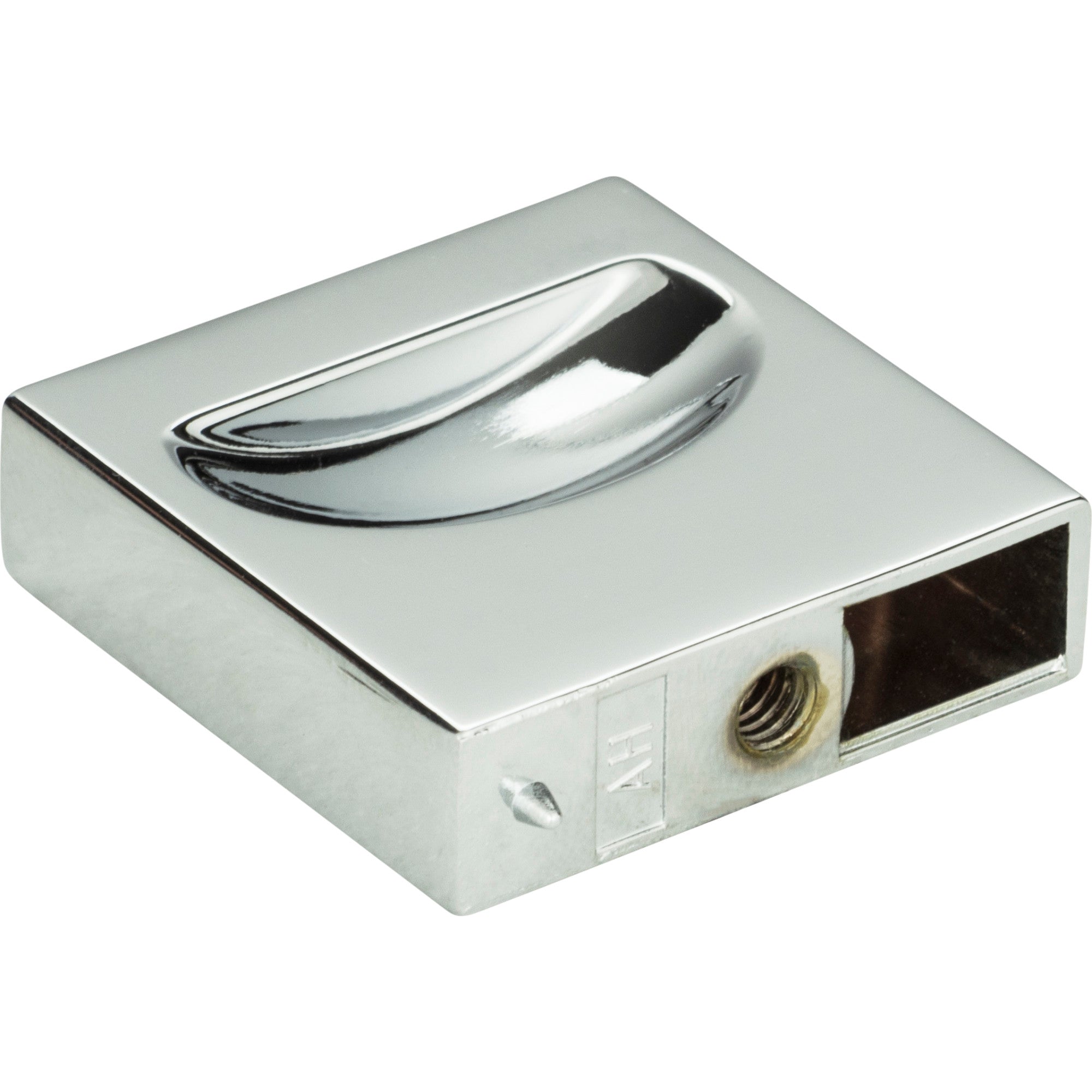 Thin Square Knob by Atlas Polished Chrome