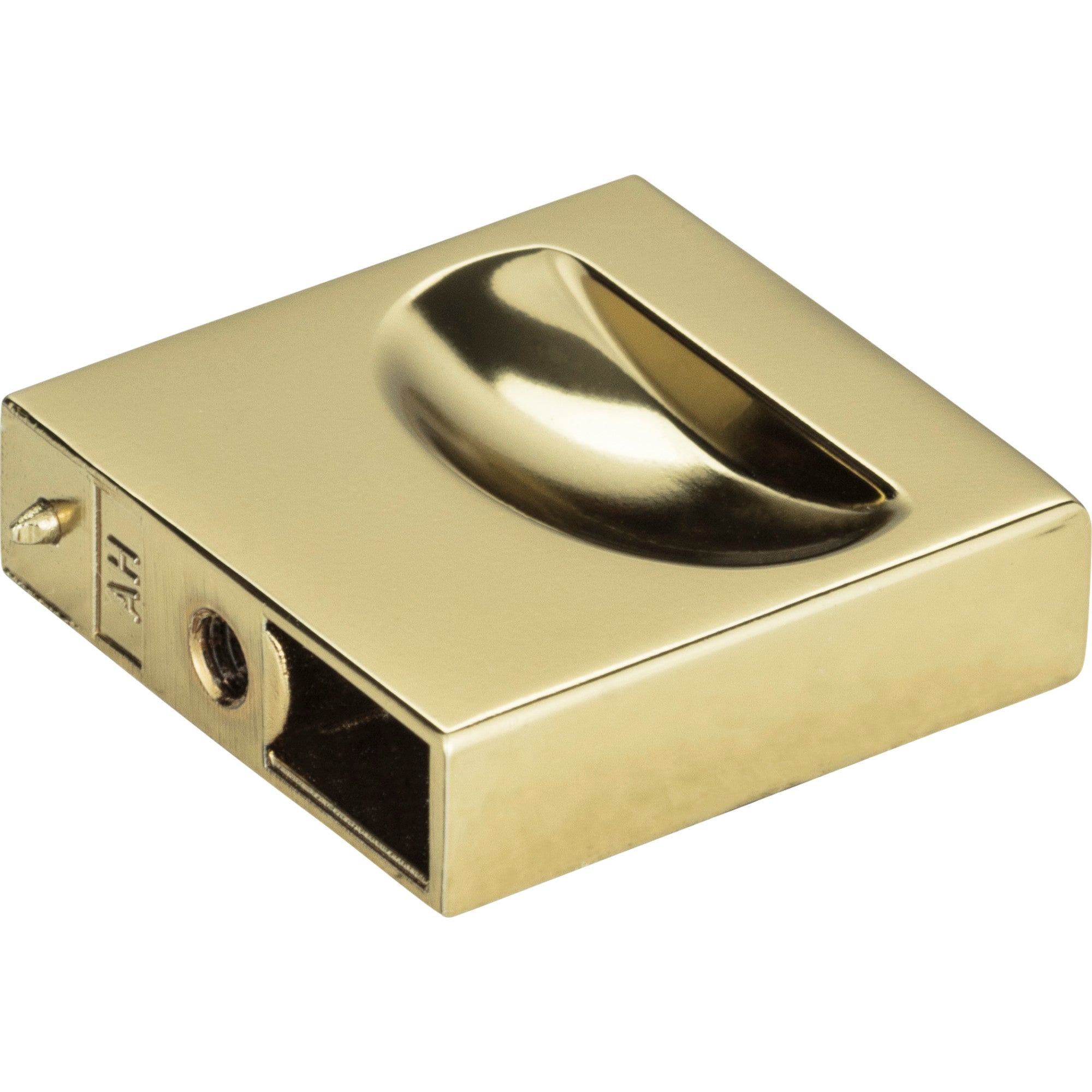 Thin Square Knob by Atlas French Gold