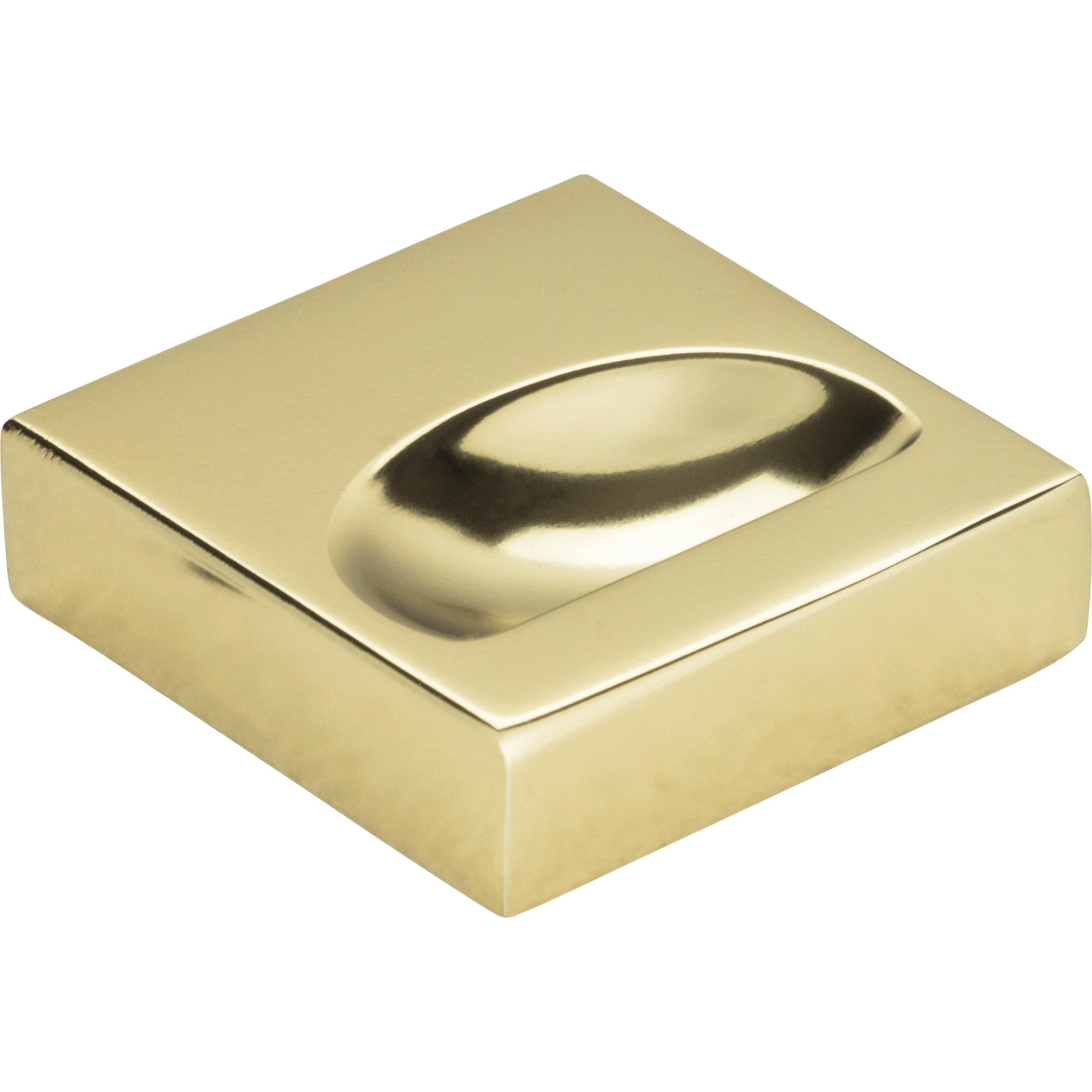 Thin Square Knob by Atlas French Gold