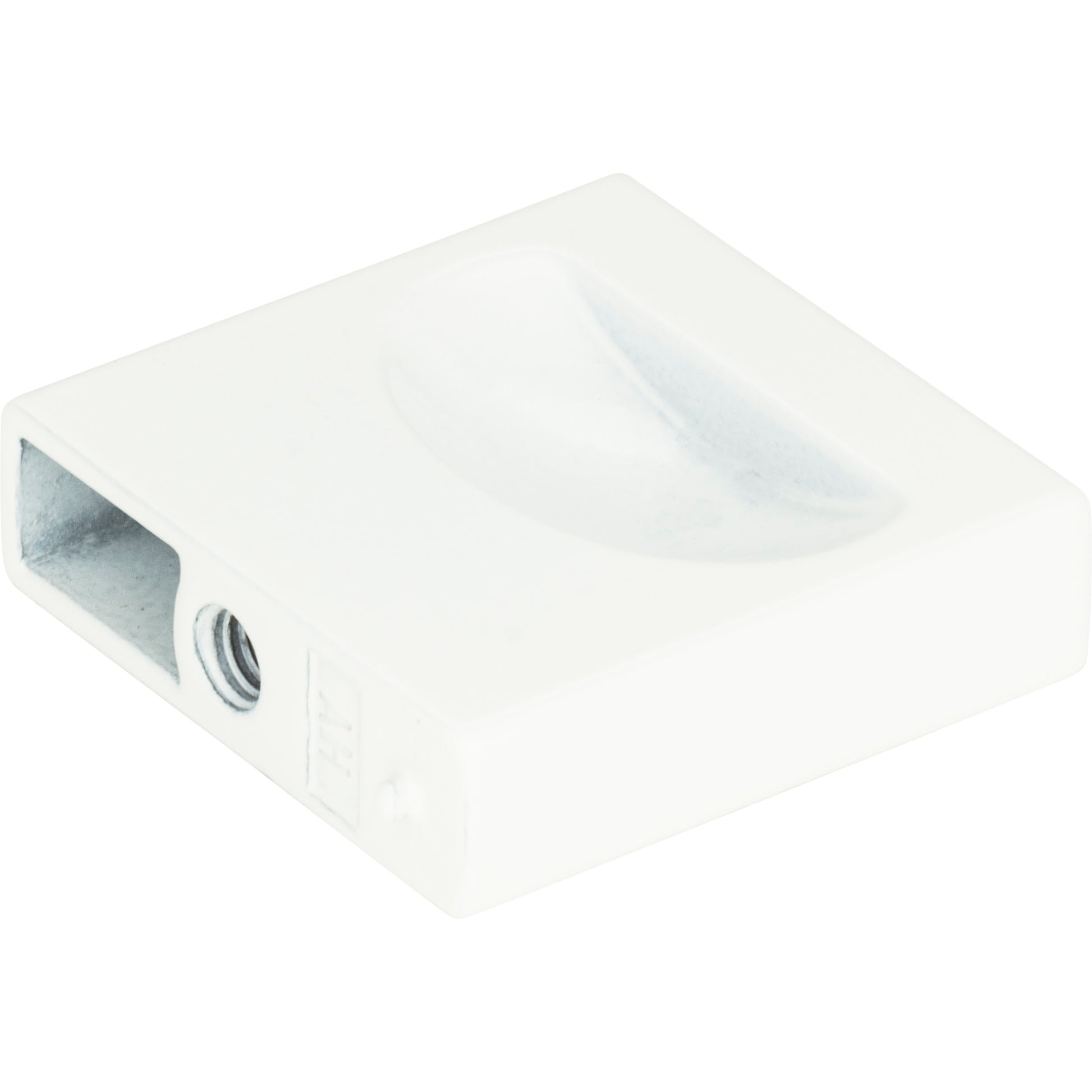 Thin Square Knob by Atlas High White Gloss