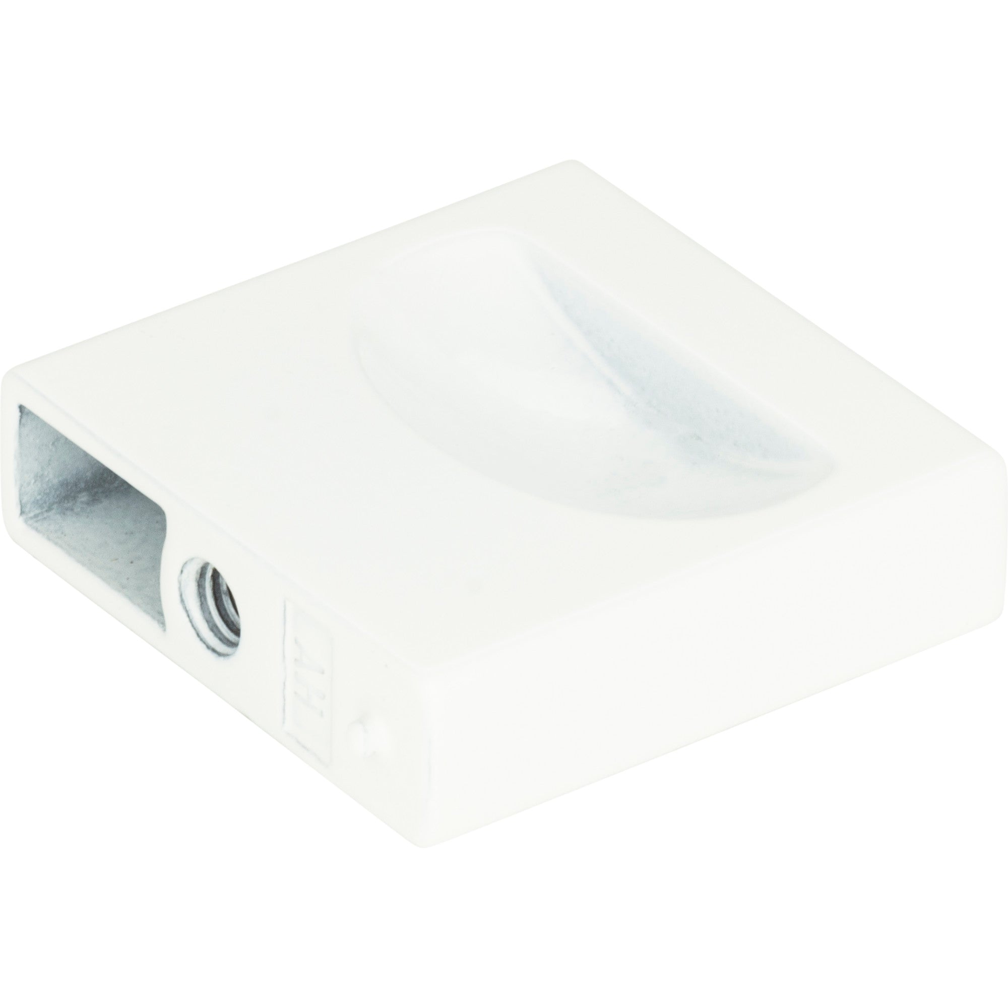 Thin Square Knob by Atlas High White Gloss