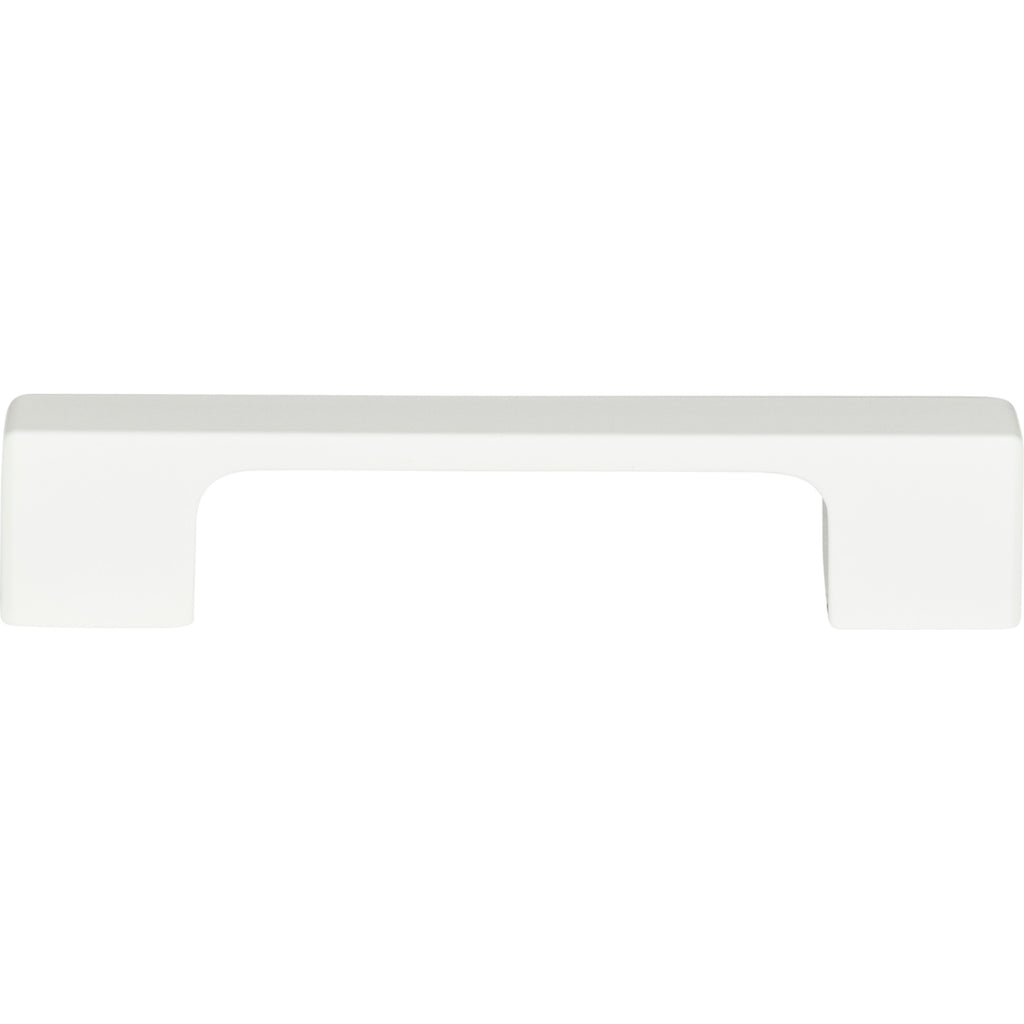 Thin Square Pull by Atlas 3-3/4" / High White Gloss