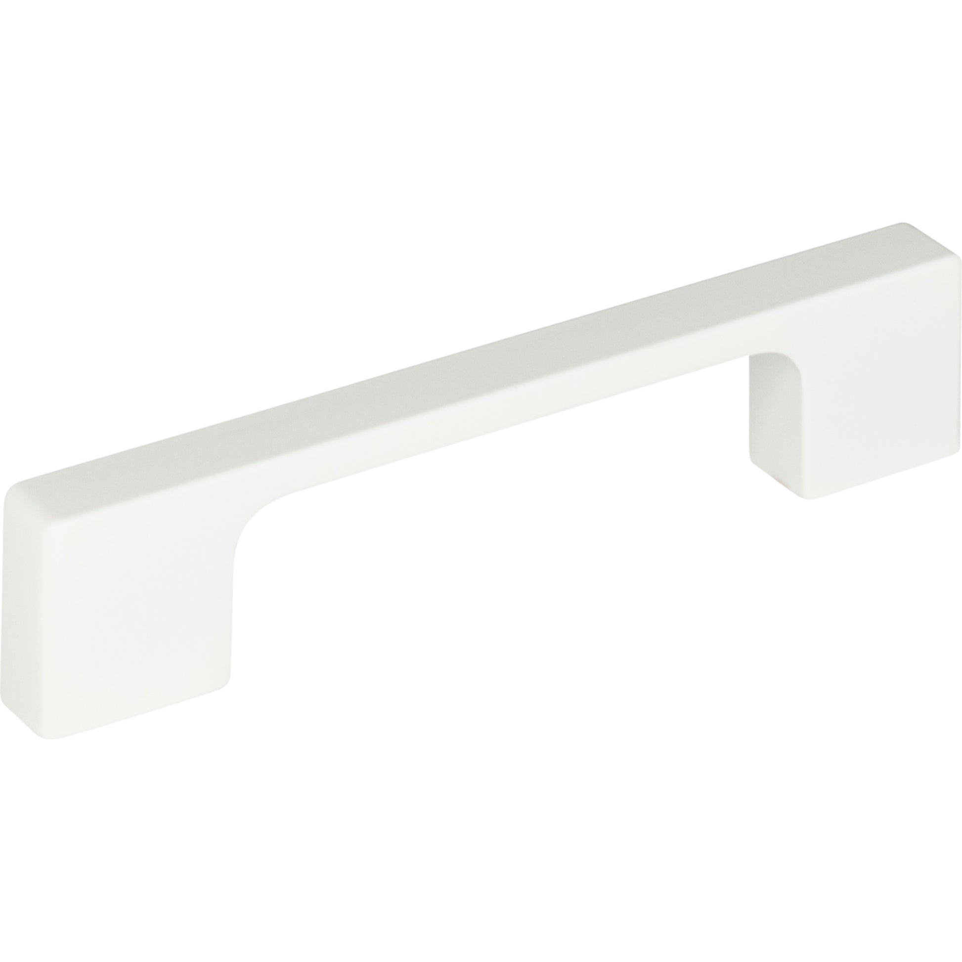 Thin Square Pull by Atlas 3-3/4" / High White Gloss