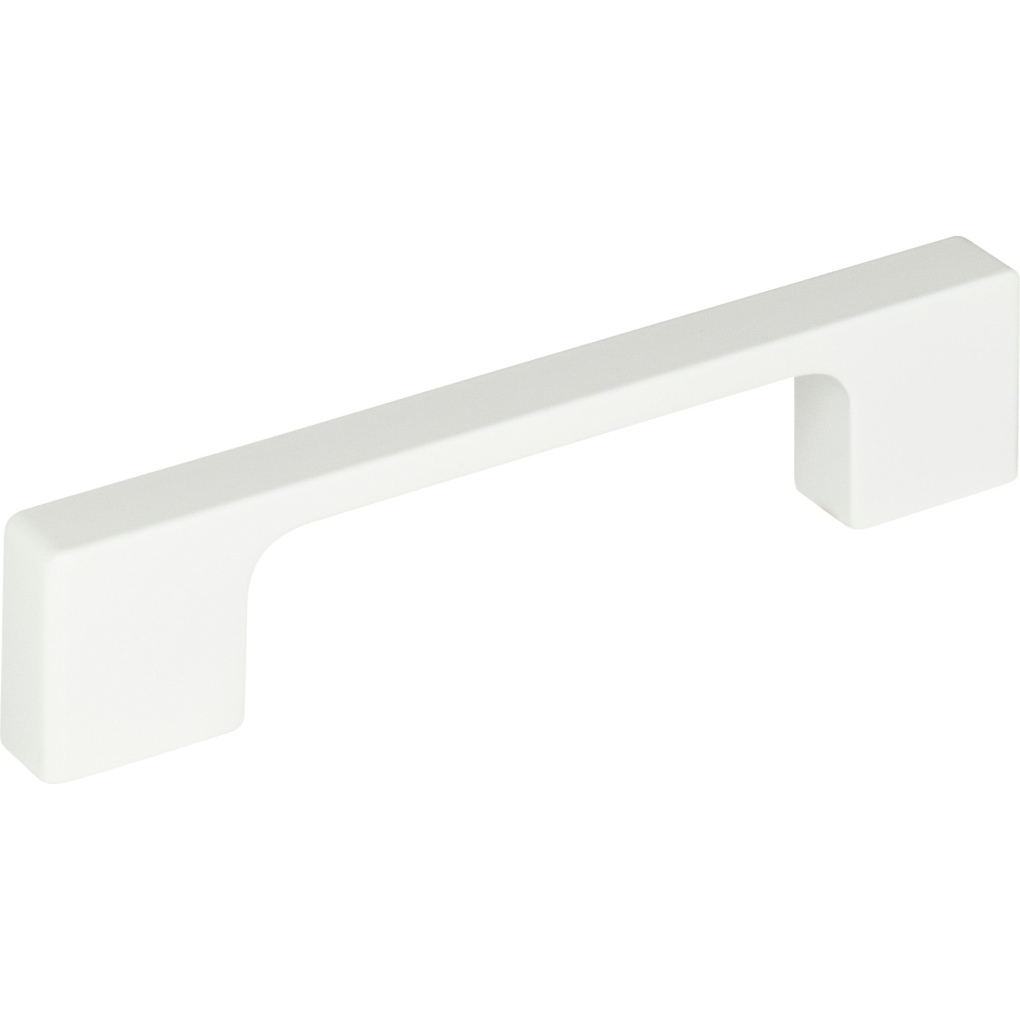 Thin Square Pull by Atlas 3-3/4" / High White Gloss