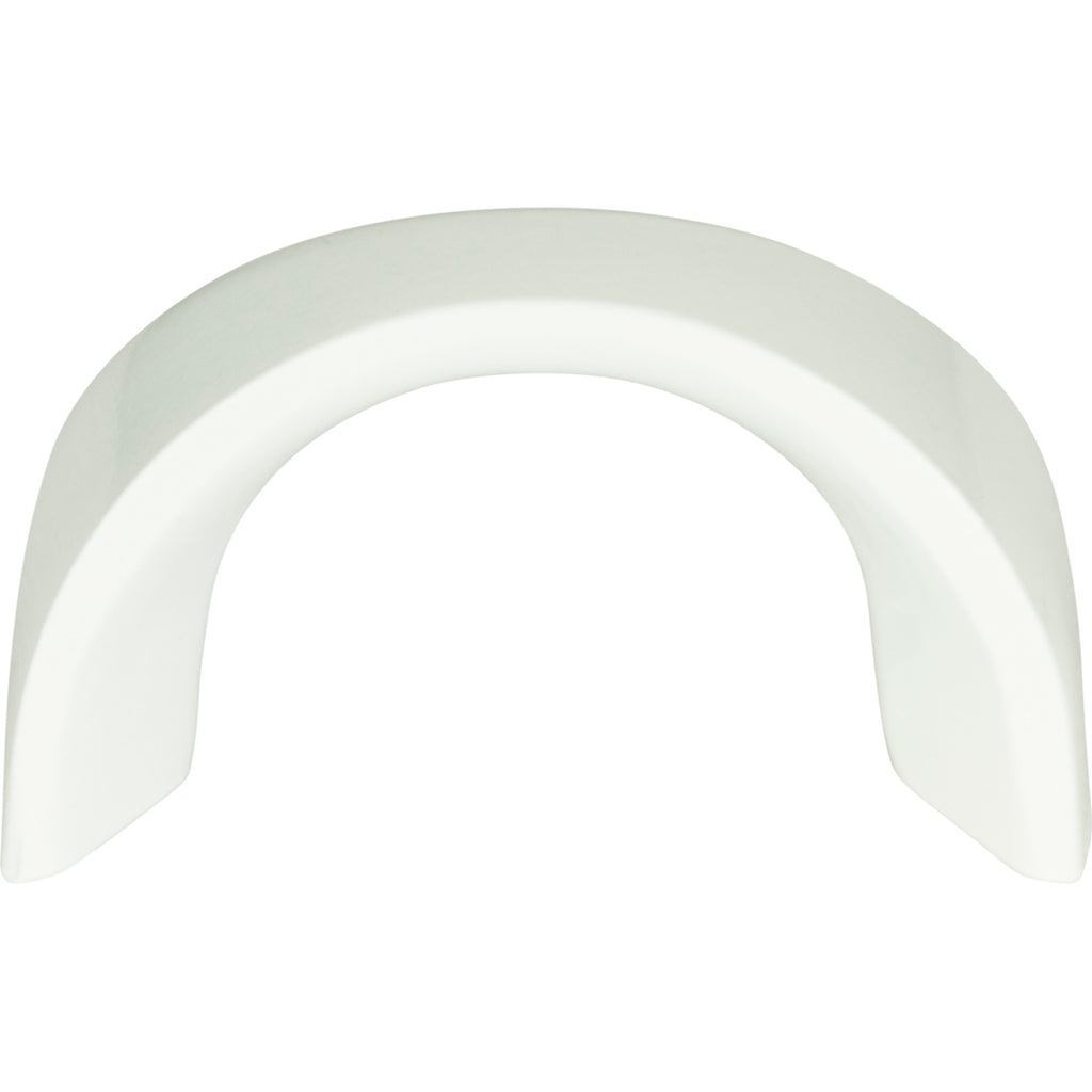 Sleek Knob by Atlas High White Gloss