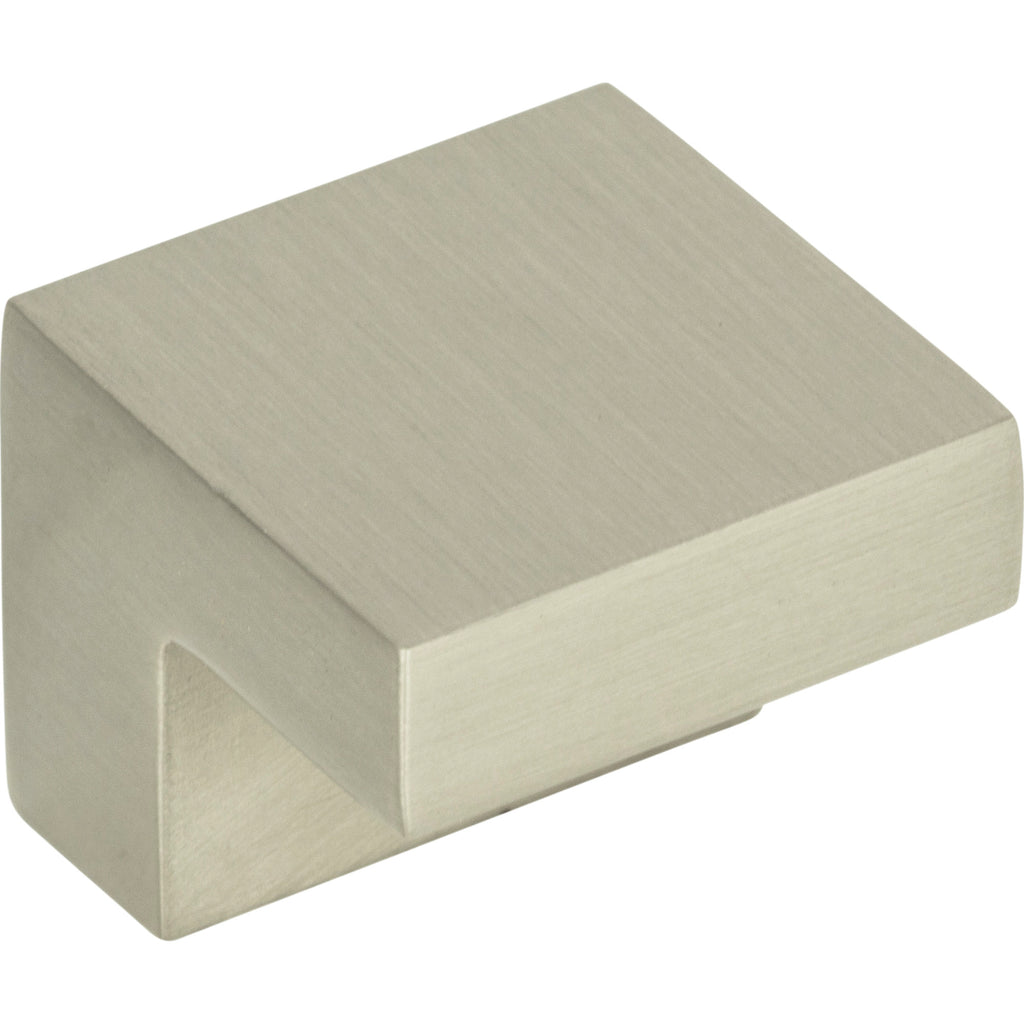 Small Square Knob by Atlas Brushed Nickel