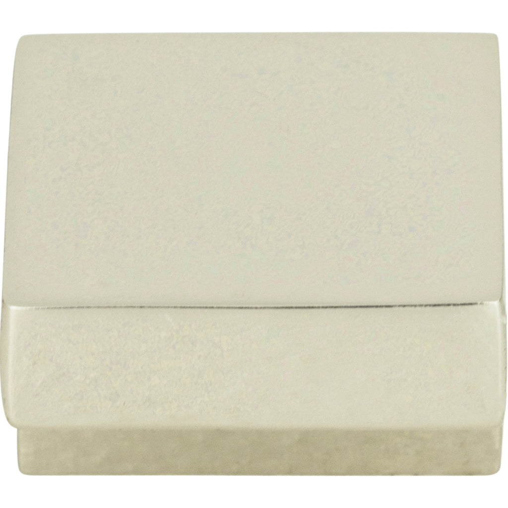 Small Square Knob by Atlas Polished Nickel