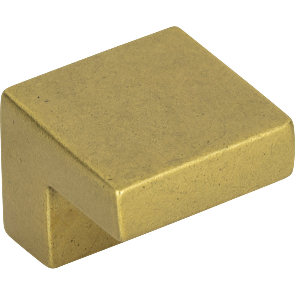 Small Square Knob by Atlas Vintage Brass