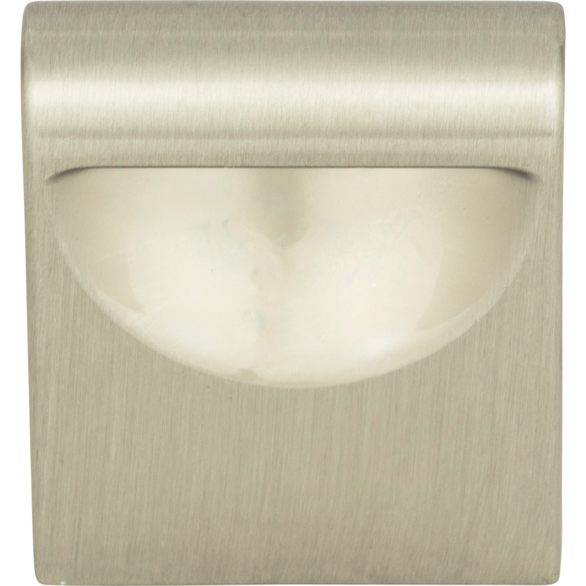 Round Rail Knob by Atlas Brushed Nickel
