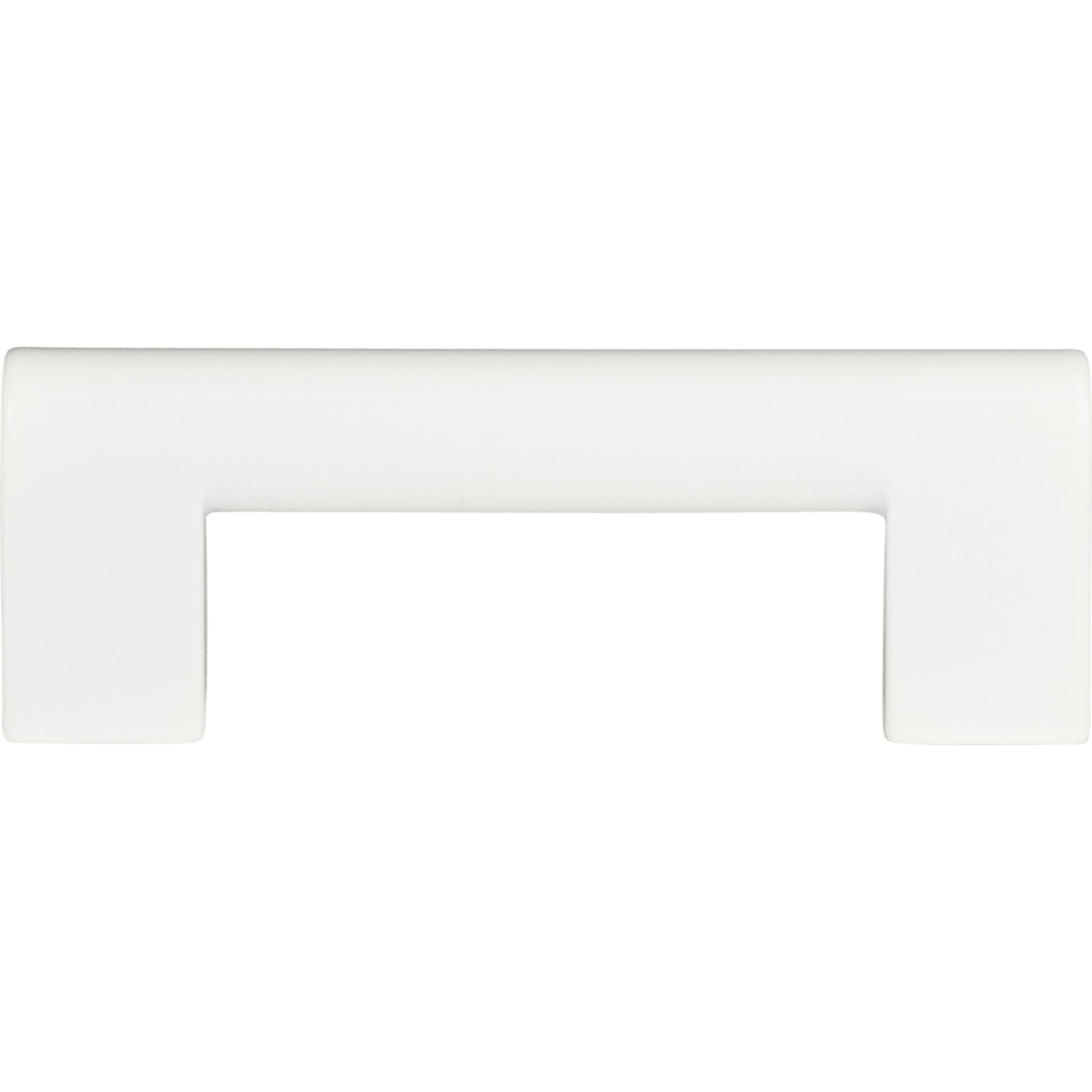 Round Rail Pull by Atlas 3" / High White Gloss