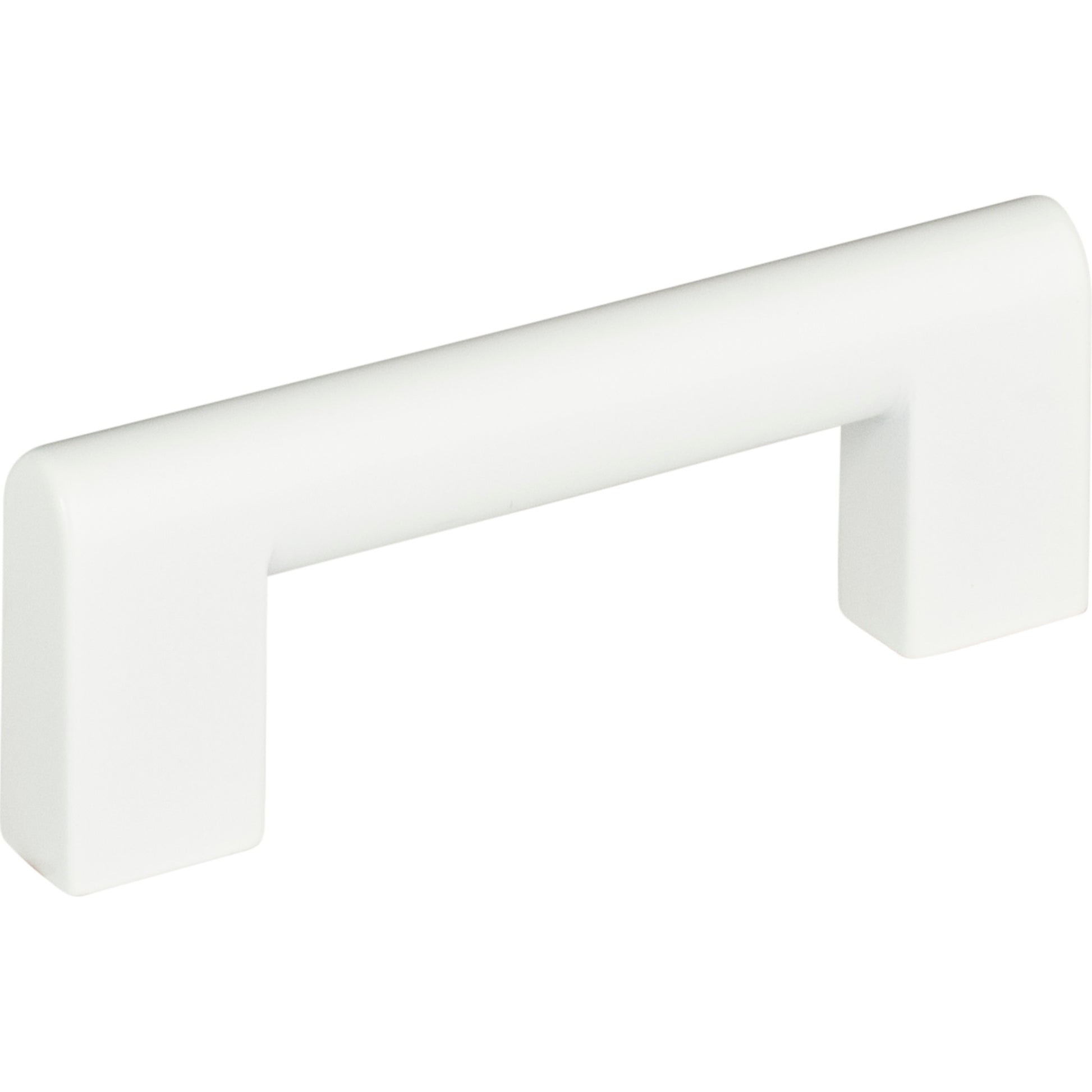 Round Rail Pull by Atlas 3" / High White Gloss