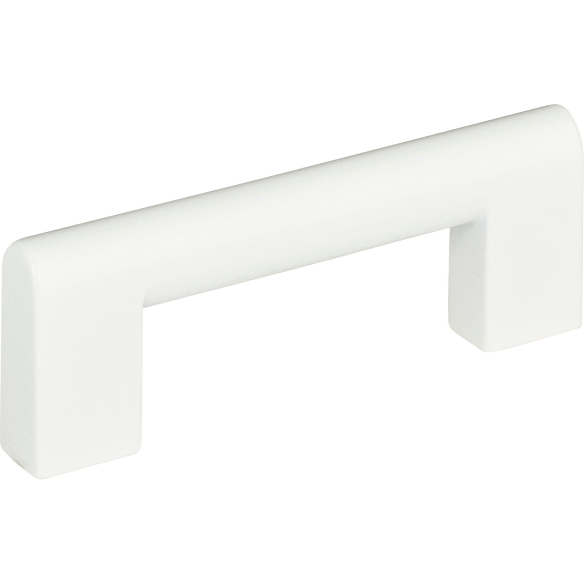 Round Rail Pull by Atlas 3" / High White Gloss