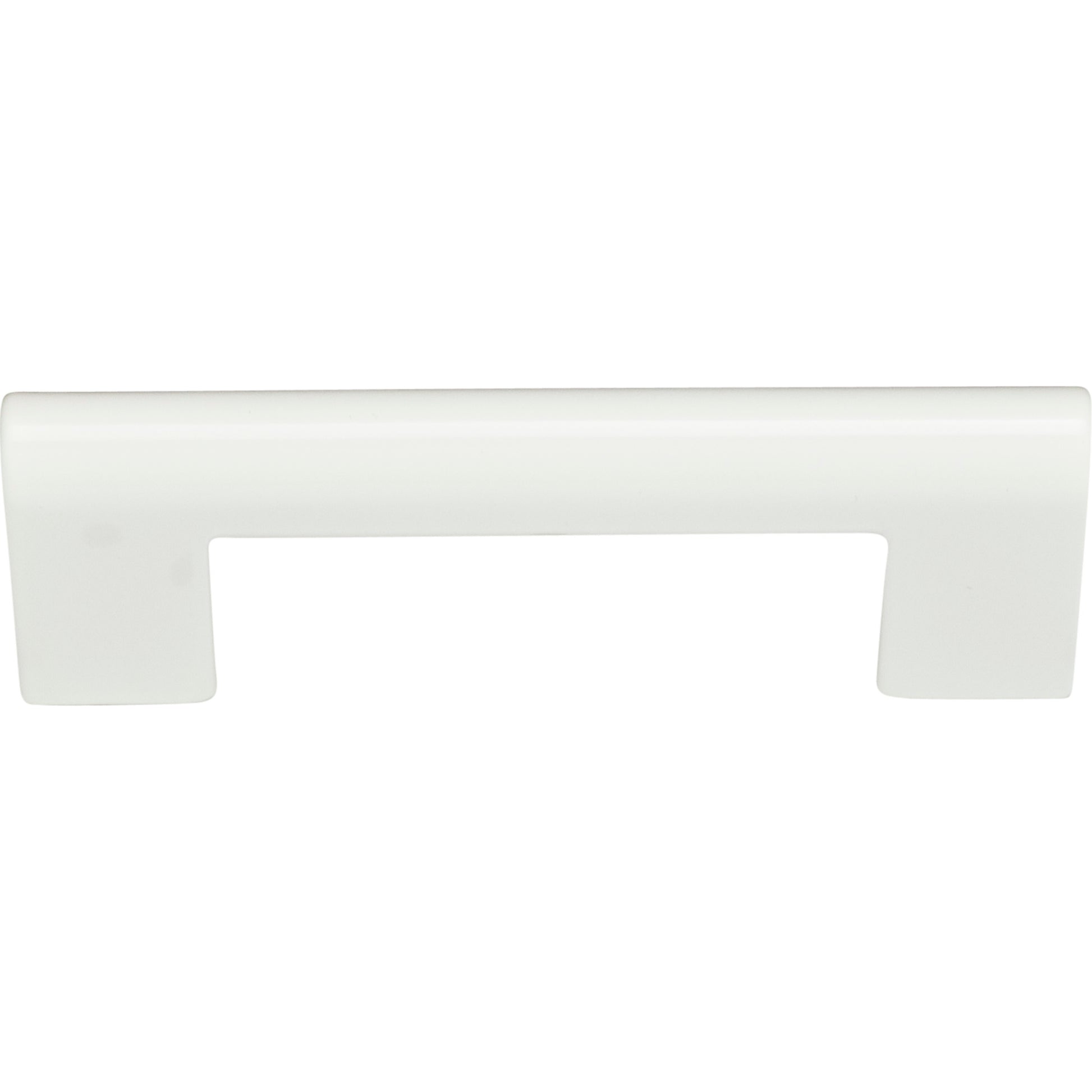Round Rail Pull by Atlas 3" / High White Gloss