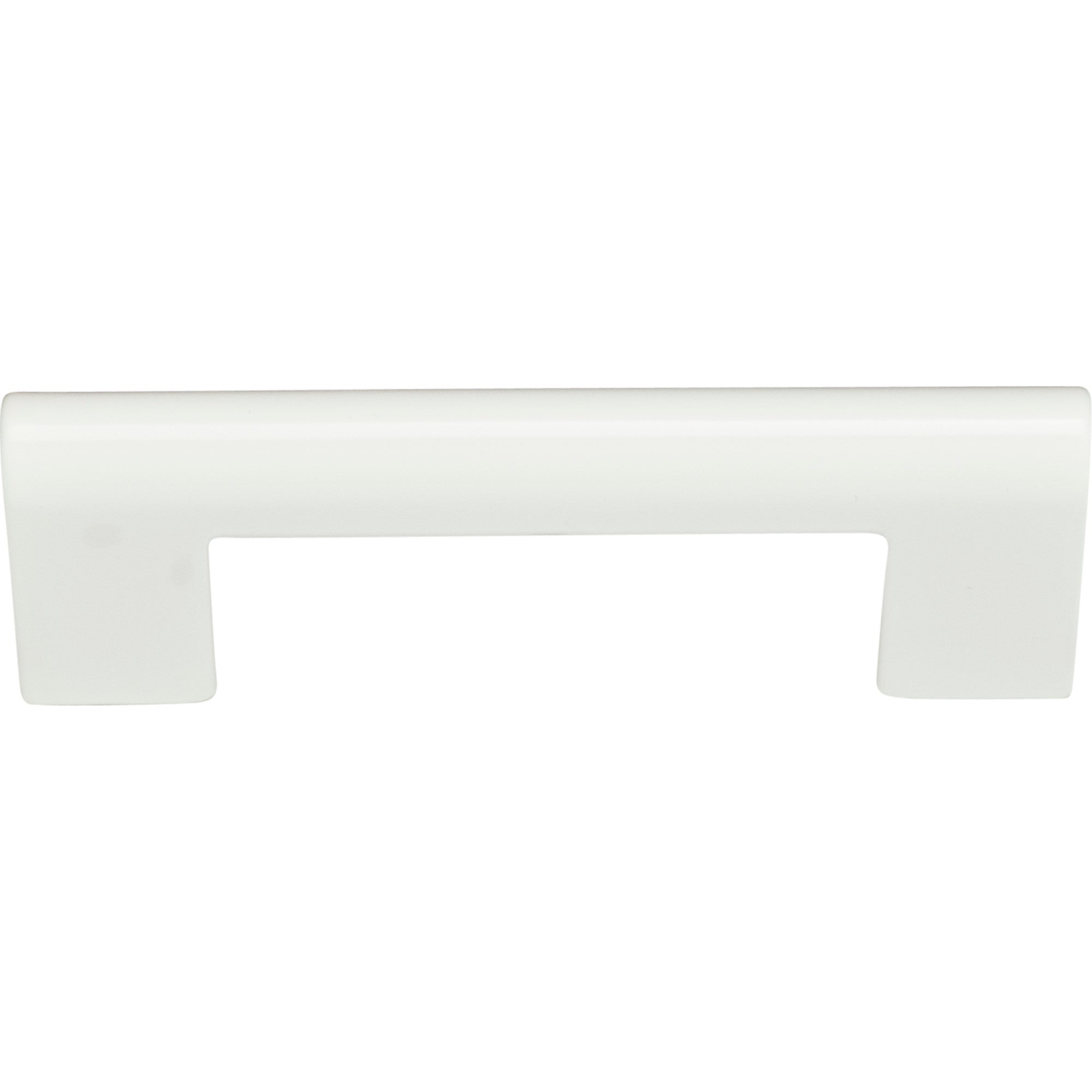 Round Rail Pull by Atlas 3" / High White Gloss