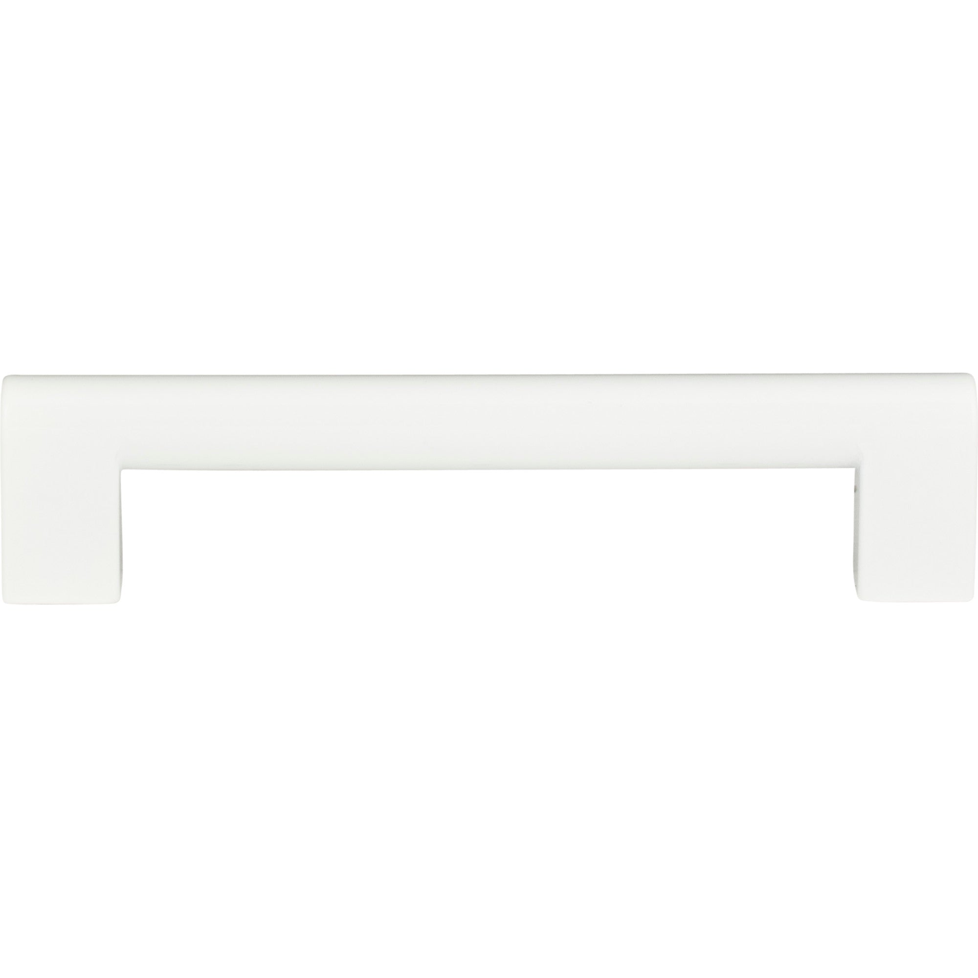Round Rail Pull by Atlas 5-1/16" / High White Gloss