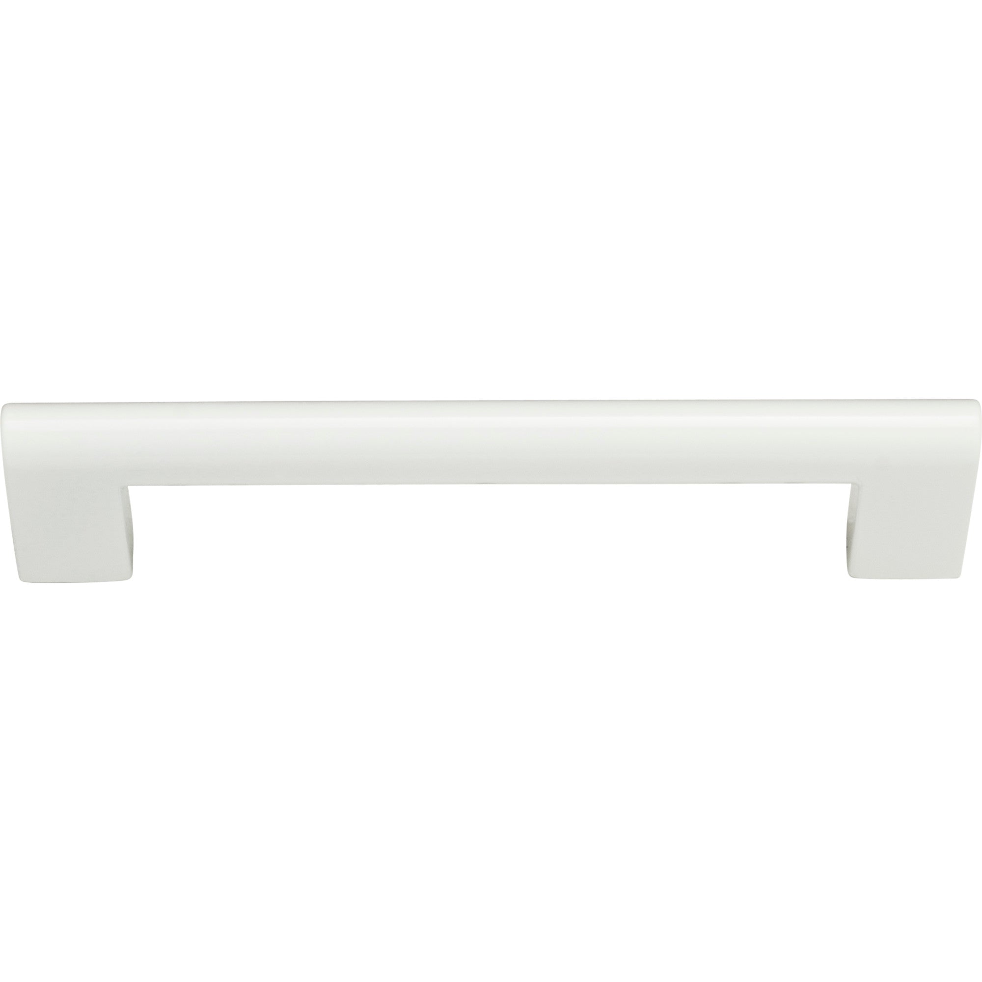Round Rail Pull by Atlas 5-1/16" / High White Gloss
