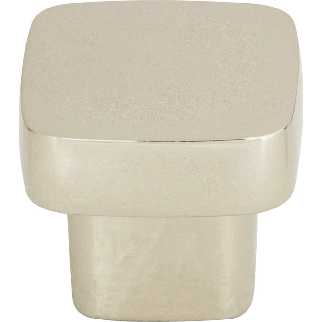 Chunky Square Knob by Atlas 1" / Polished Nickel