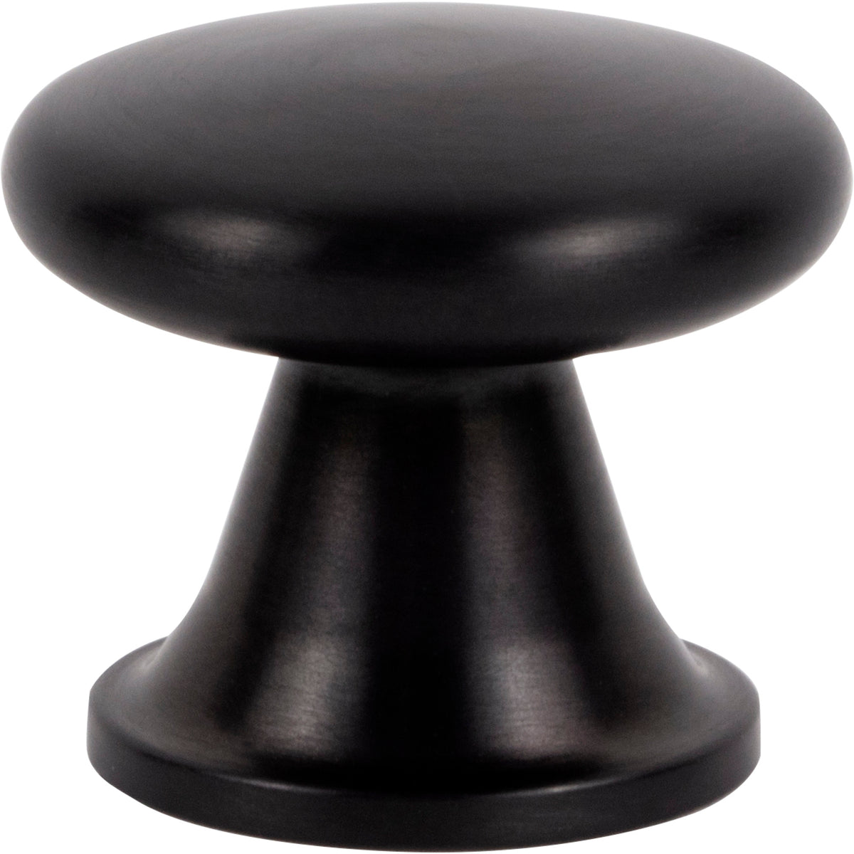 Atlas Burbank Knob Matte Black / 1 1/8"