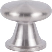 Atlas Burbank Knob Brushed Stainless Steel / 1 1/8"