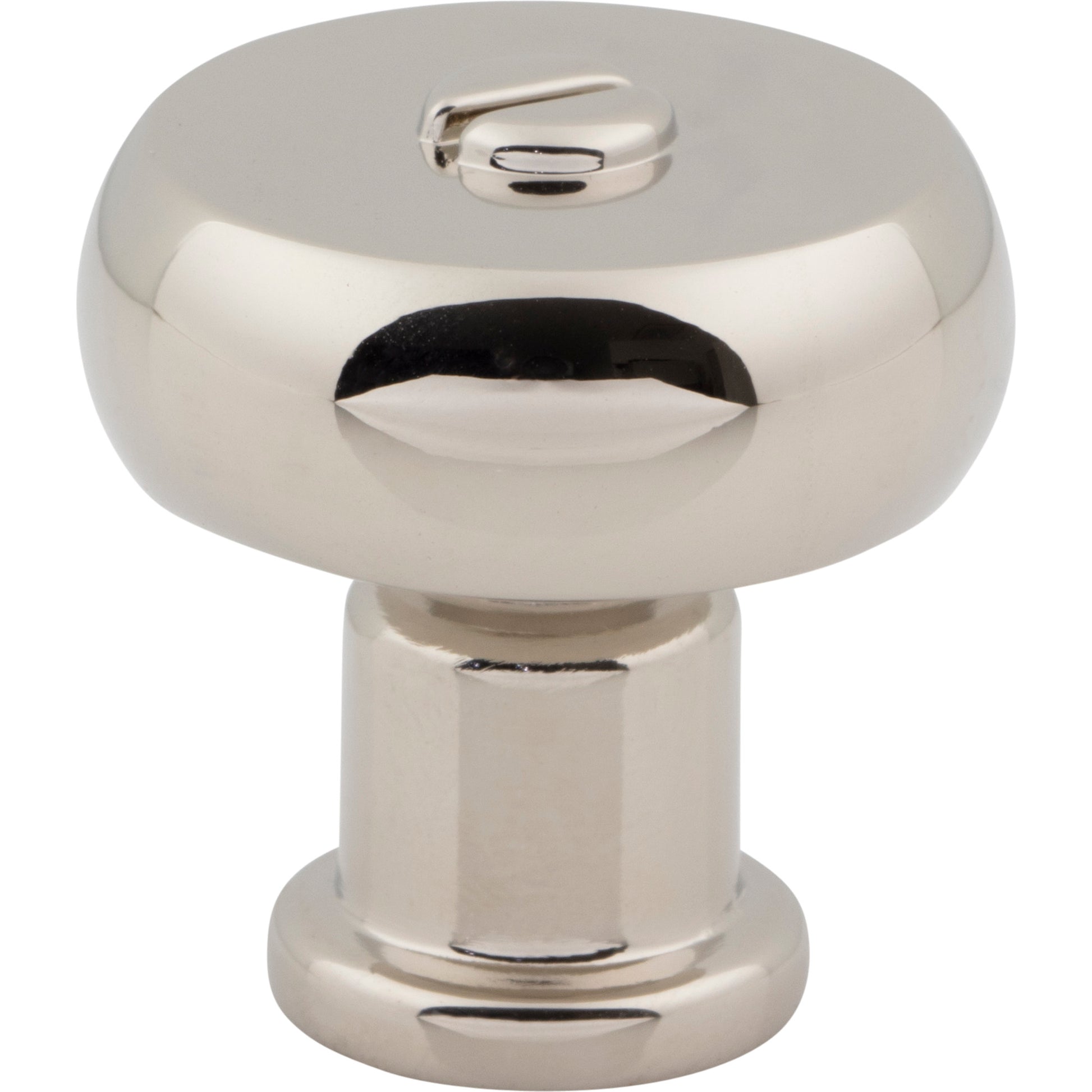 Everitt Knob by Atlas Polished Nickel