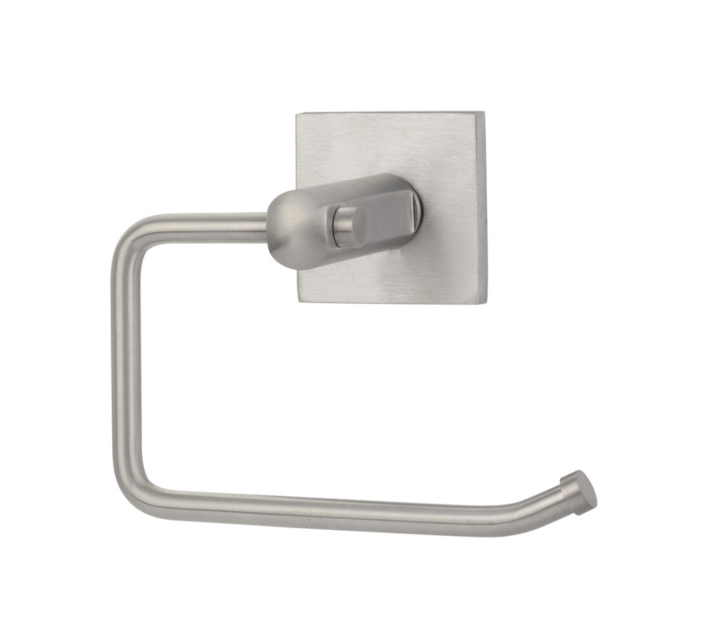 Emtek Stainless Steel - Bar Style Paper Holder with Lancaster Rosette