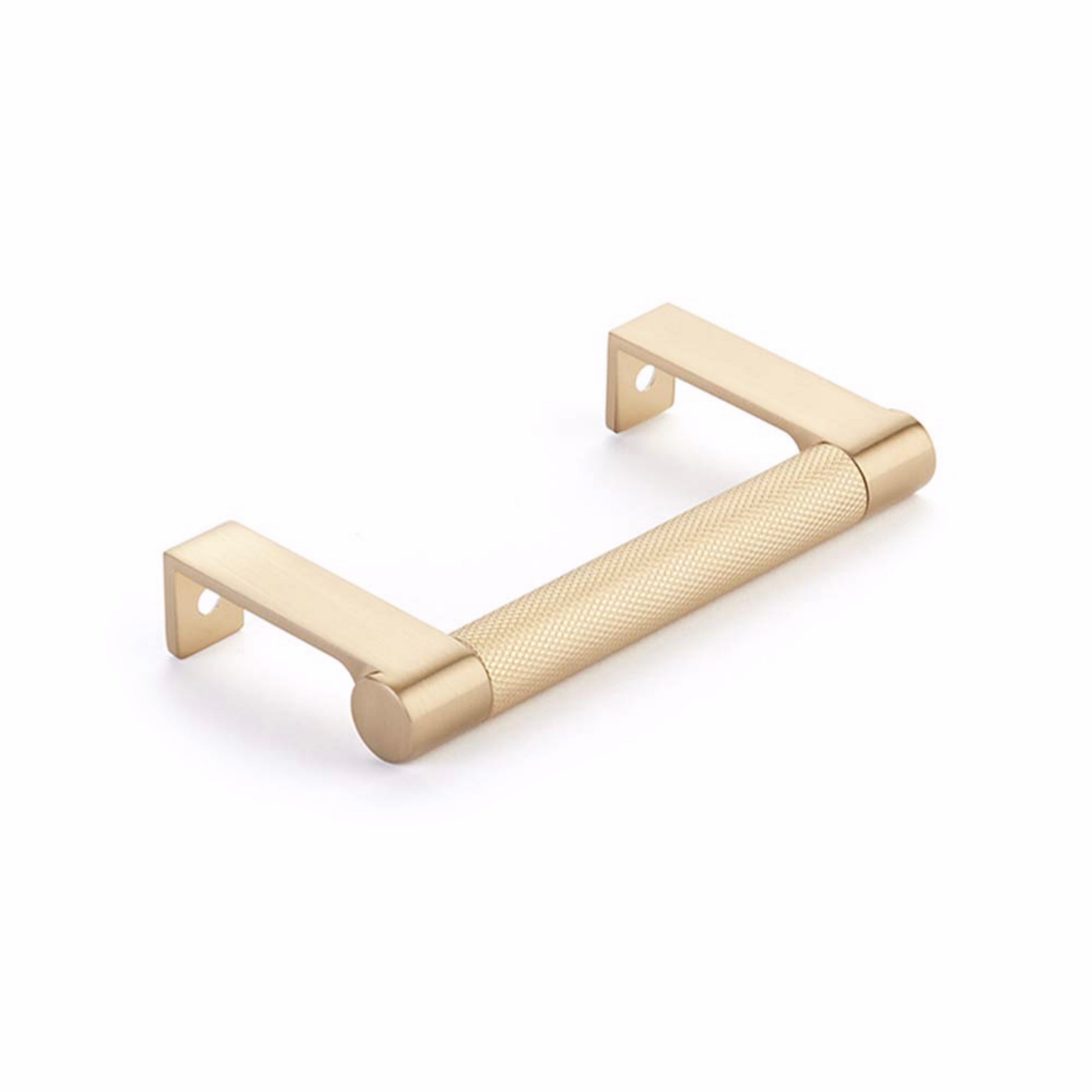 Emtek Select Knurled Cabinet Edge Pull 3-3/4" Center to Center