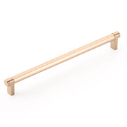 Emtek Select Cabinet Pull 10" Centers Rectangular Stem, Smooth Bar