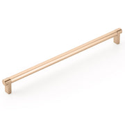 Emtek Select Cabinet Pull 12" Centers Rectangular Stem, Smooth Bar