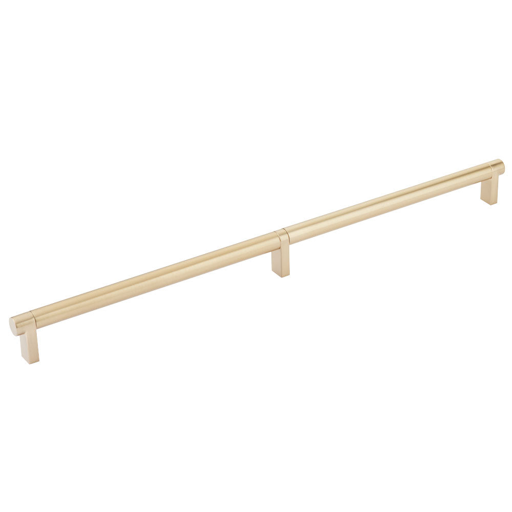 Emtek Select Cabinet Pull 16" Centers Rectangular Stem, Smooth Bar